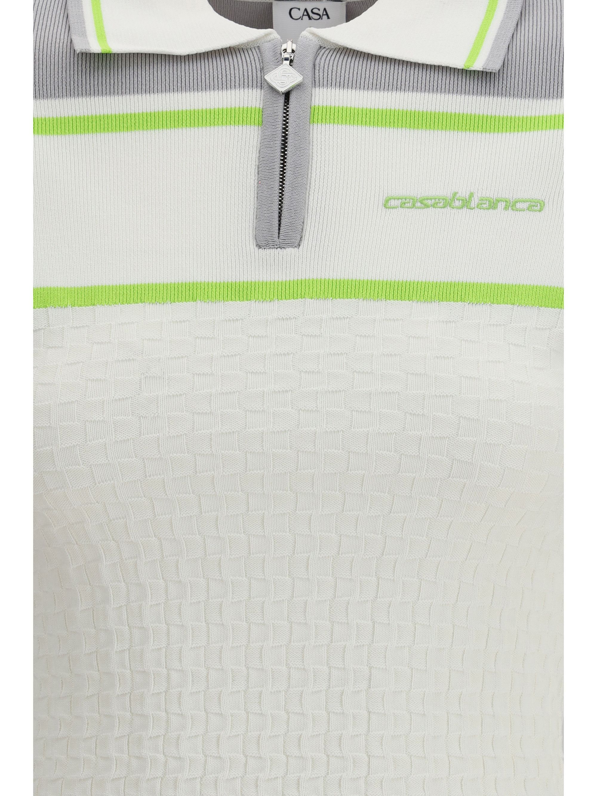 Casablanca Tennis Polo Shirt Size L / US 10 / IT 46 - 3 Thumbnail