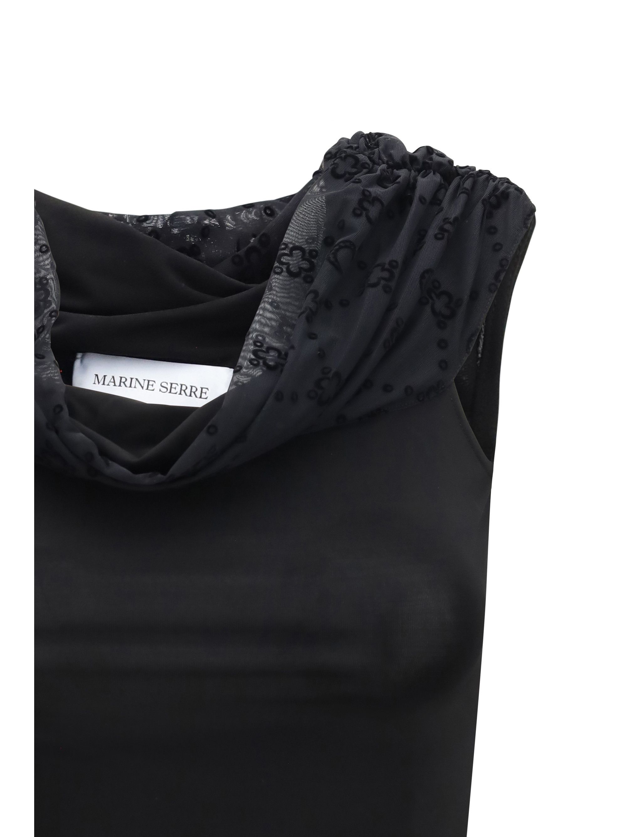 Marine Serre Off Shoulder Draped Top Size S / US 4 / IT 40 - 3 Thumbnail