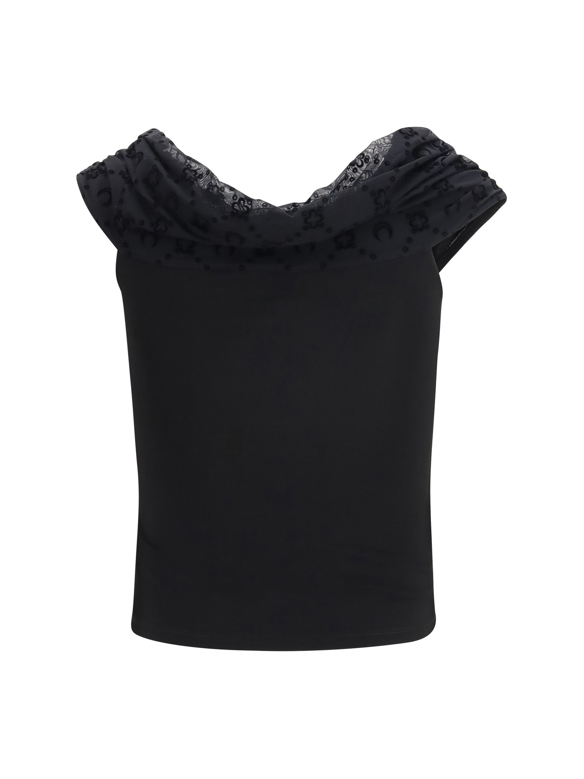 Marine Serre Off Shoulder Draped Top Size M / US 6-8 / IT 42-44 - 2 Thumbnail