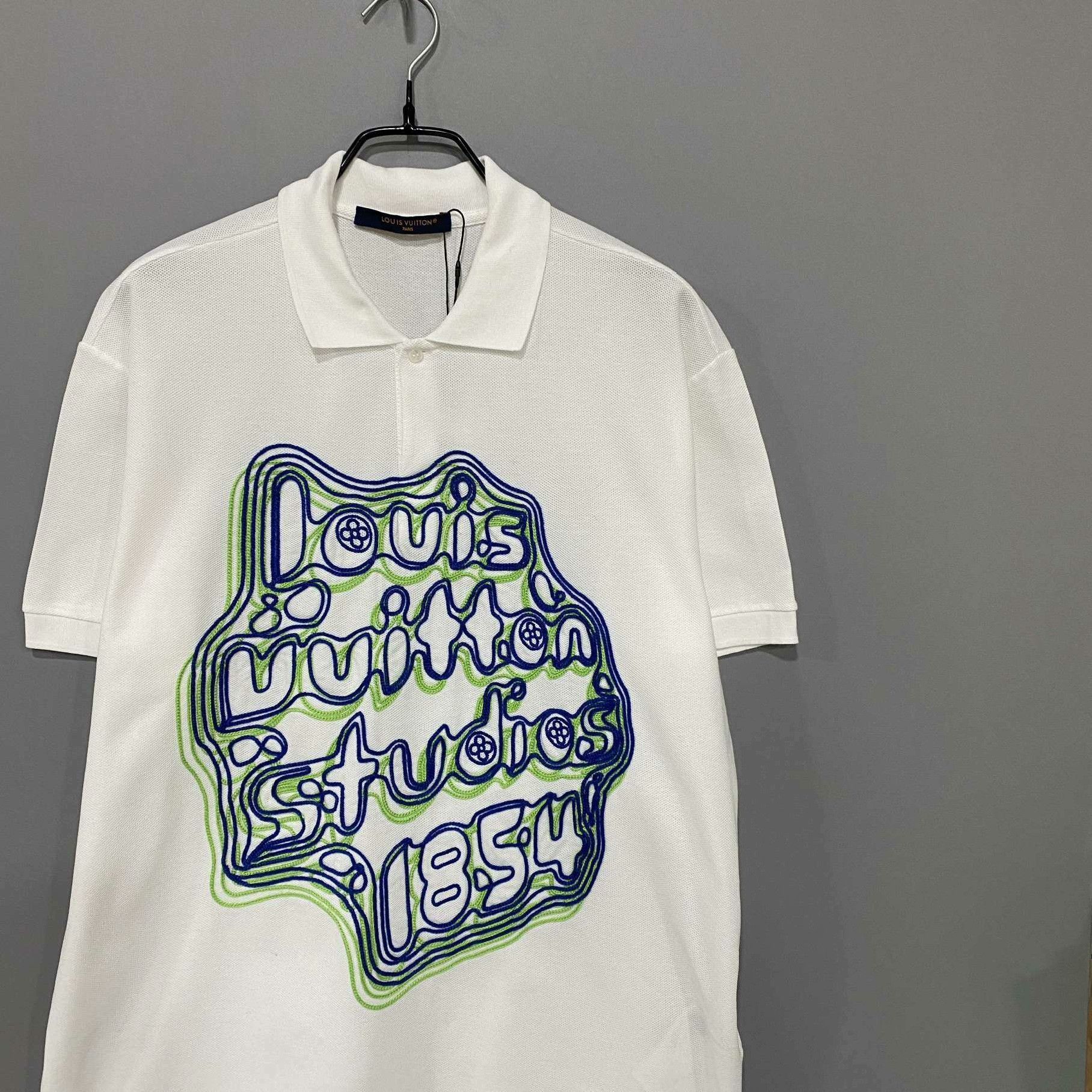 Louis Vuitton Louis Vuitton Embroidered Polo s Men Size US S / EU 44-46 / 1 - 2 Thumbnail