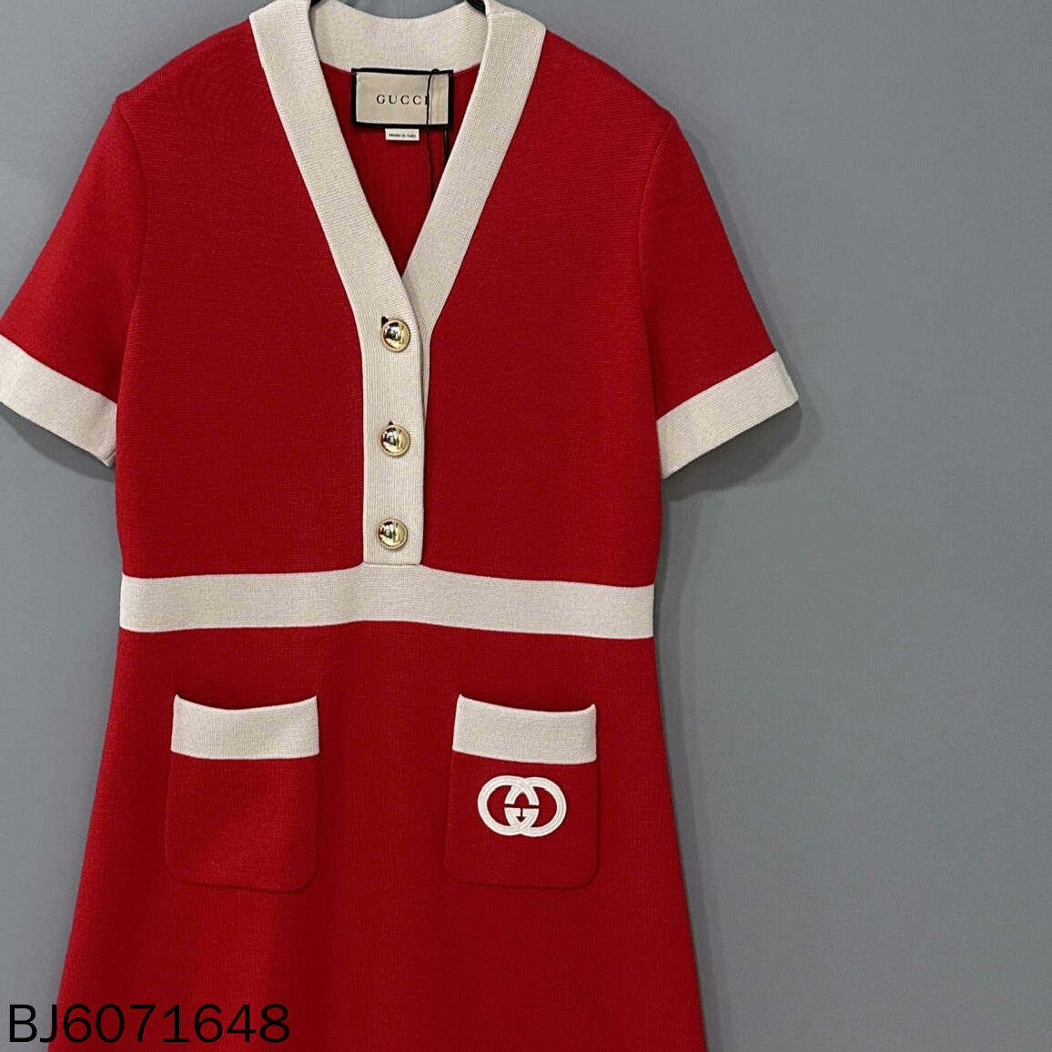 Gucci Gucci Knit Red T-Shirt M Women Size M / US 6-8 / IT 42-44 - 2 Thumbnail