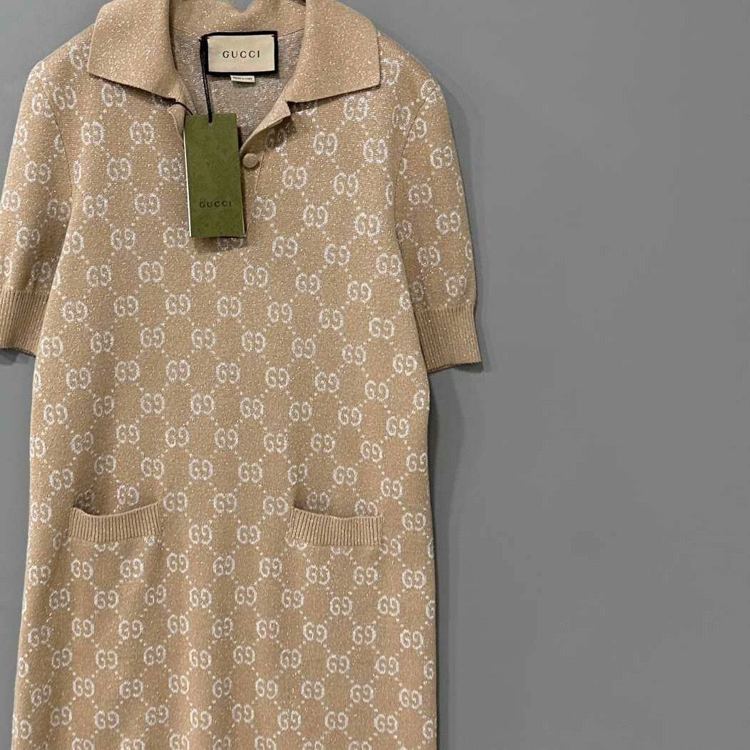Gucci Gucci Gold T-Shirt S Women Size S / US 4 / IT 40 - 2 Thumbnail