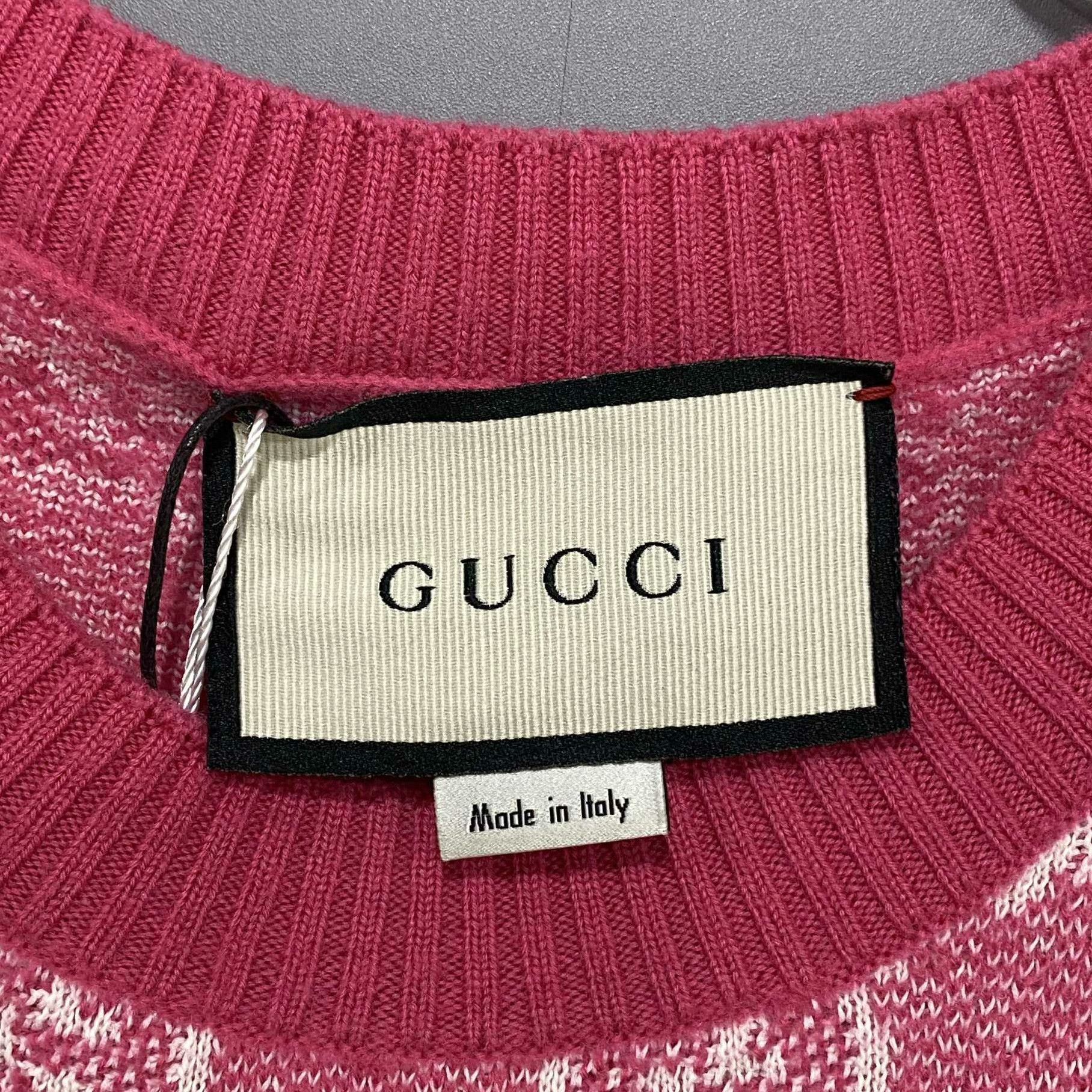 Gucci Gucci Pink T-Shirt M Women Size M / US 6-8 / IT 42-44 - 4 Thumbnail