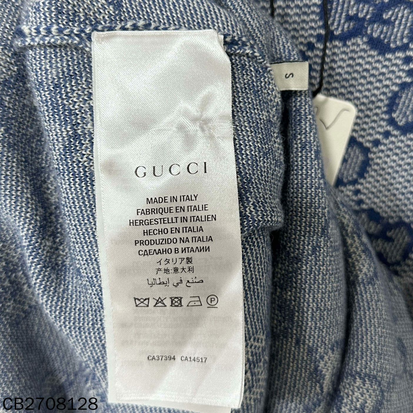 Gucci Gucci Blue T-Shirt S Women Size S / US 4 / IT 40 - 5 Thumbnail