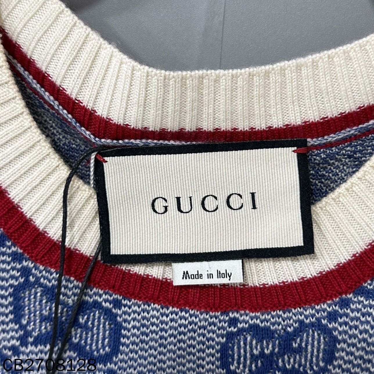 Gucci Gucci Blue T-Shirt S Women Size S / US 4 / IT 40 - 4 Thumbnail