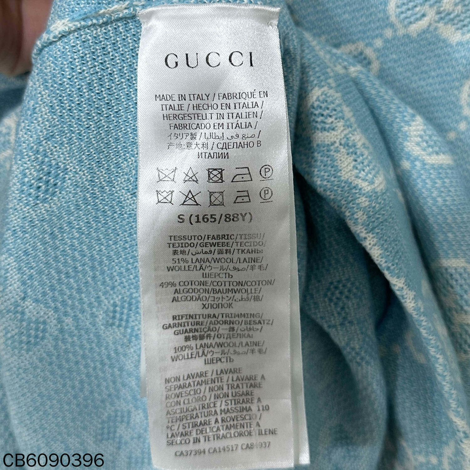 Gucci Gucci Blue Jacket S Women Size S / US 4 / IT 40 - 4 Thumbnail