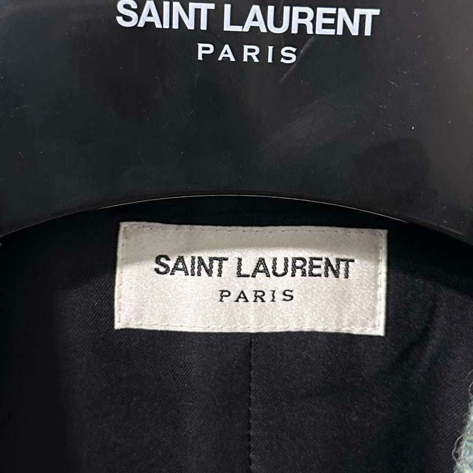 Saint Laurent Paris Saint Laurent Paris Formal Green Jacket XS Women Size XS / US 0-2 / IT 36-38 - 5 Thumbnail