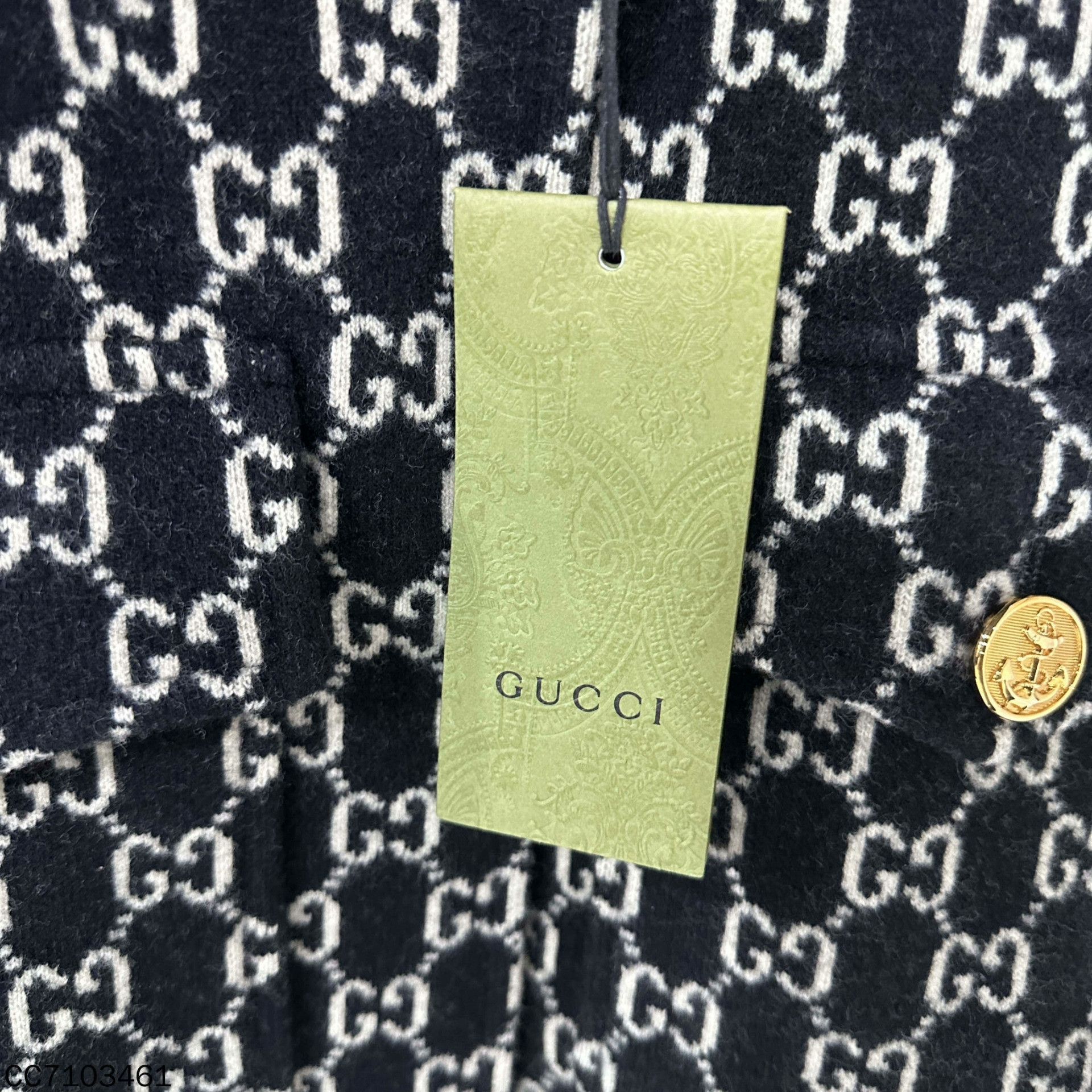 Gucci Gucci Gold Jacket L Women Size L / US 10 / IT 46 - 7 Thumbnail