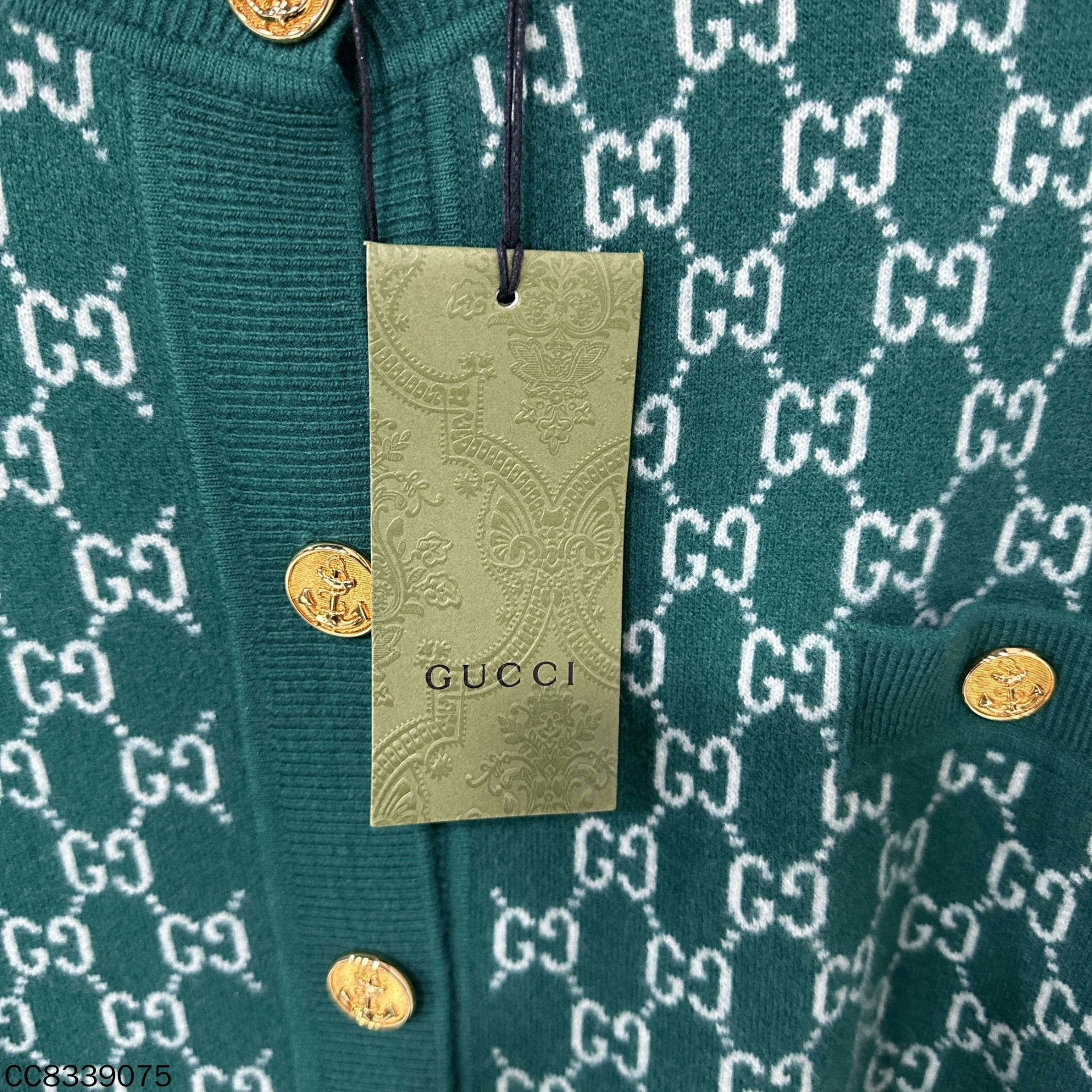 Gucci Gucci Wool Green Coat XS Women Size XS / US 0-2 / IT 36-38 - 6 Thumbnail