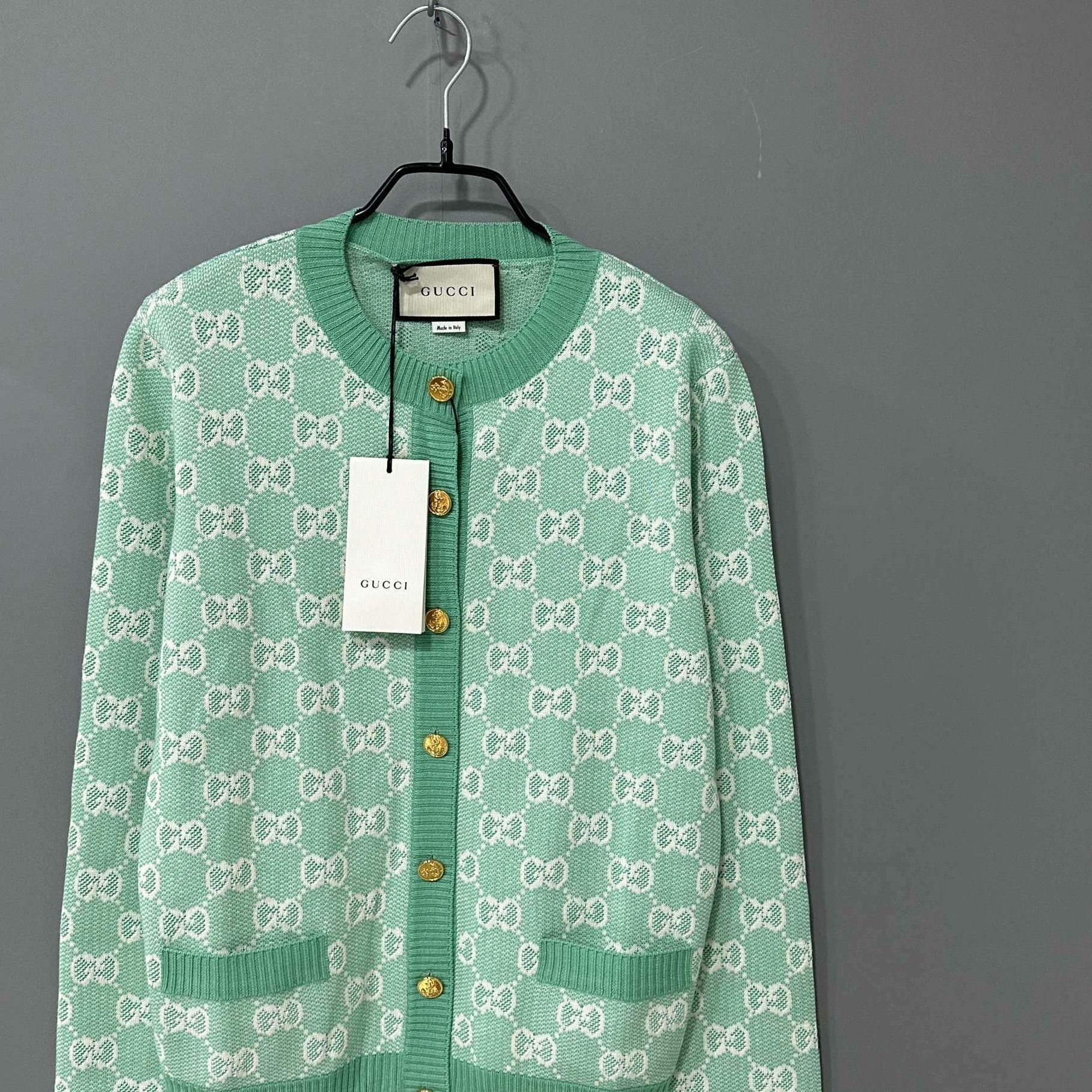 Gucci Gucci Knit Green Sweater M Women Size M / US 6-8 / IT 42-44 - 2 Thumbnail