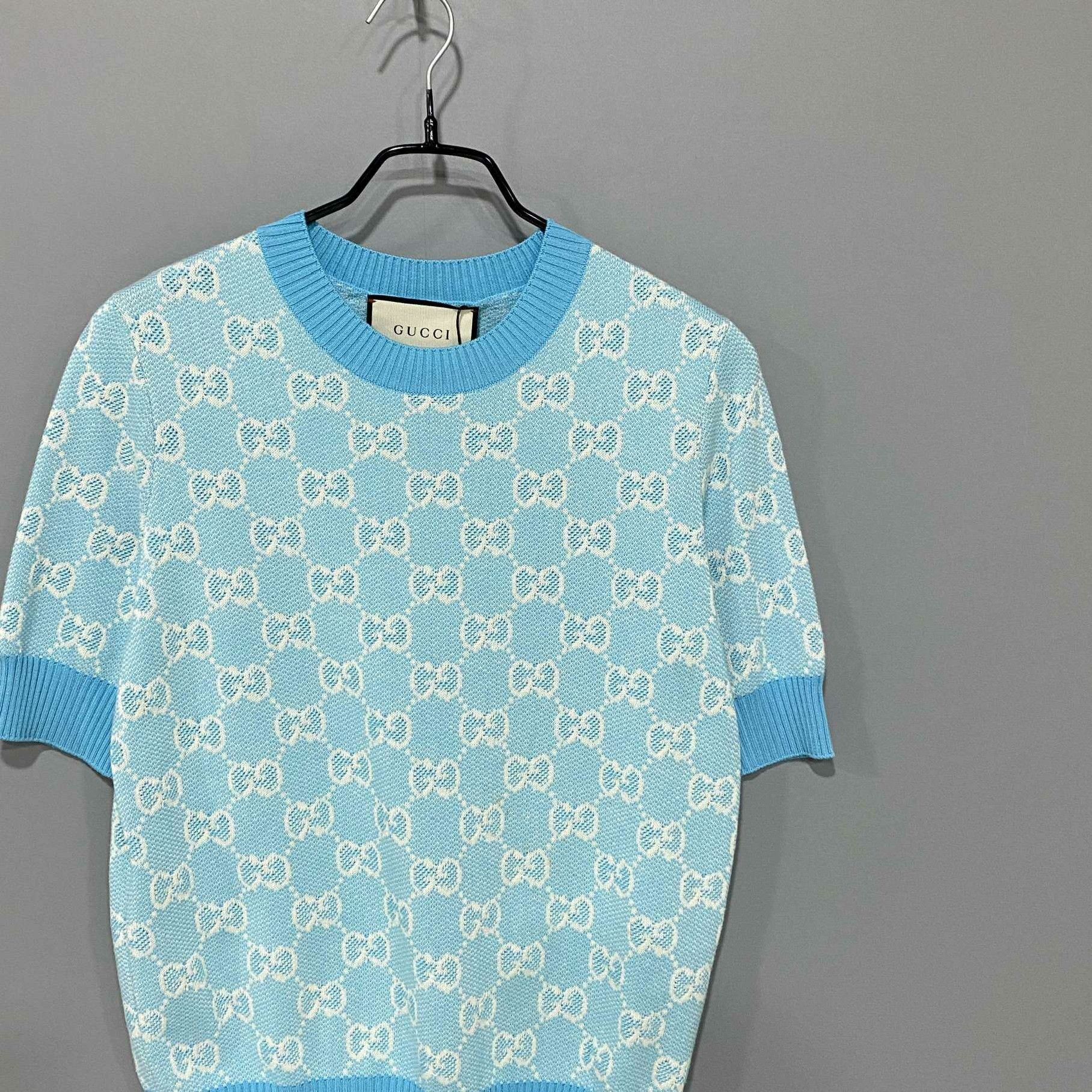 Gucci Gucci Knit Blue Sweater m Men Size US M / EU 48-50 / 2 - 2 Thumbnail