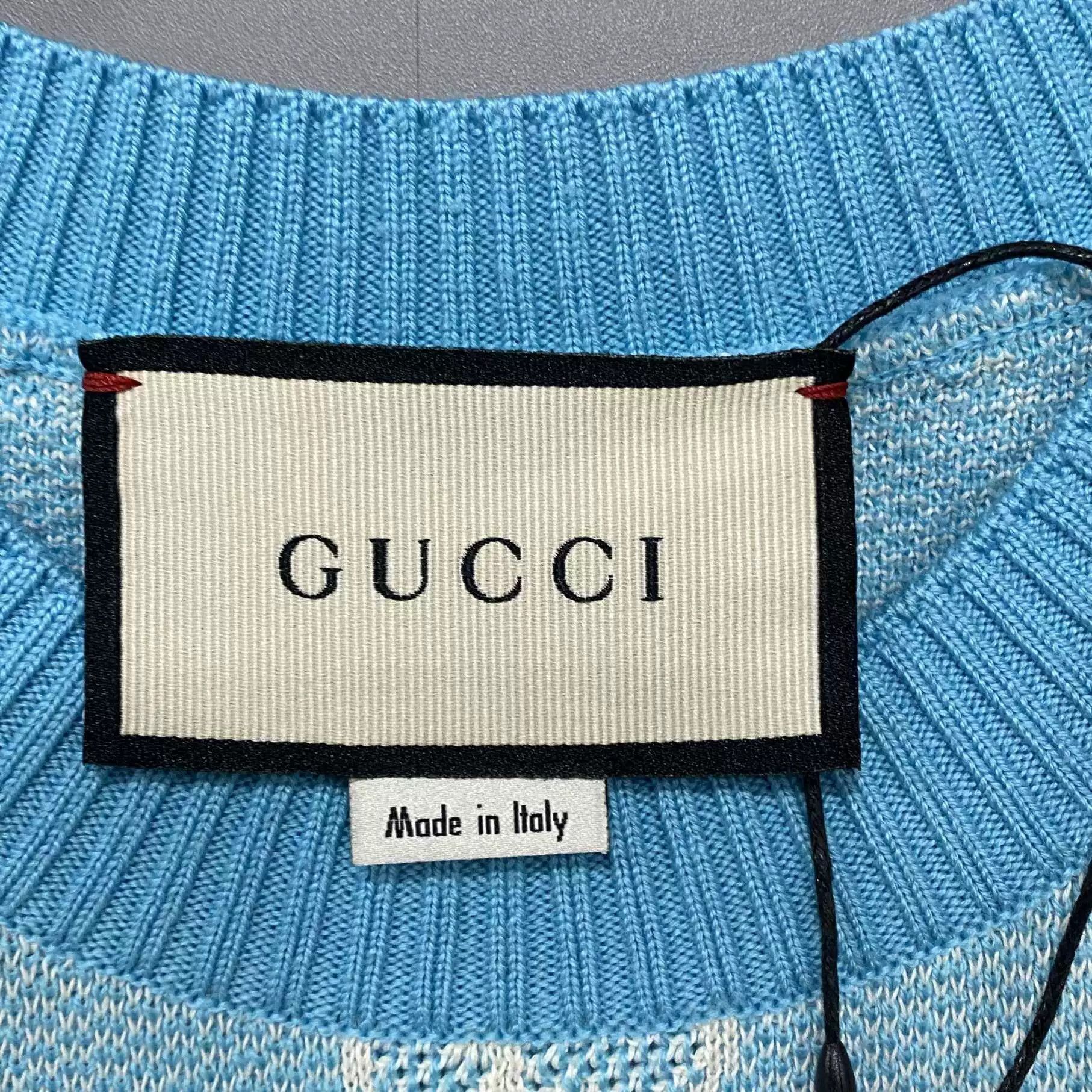 Gucci Gucci Knit Blue Sweater m Men Size US M / EU 48-50 / 2 - 5 Thumbnail