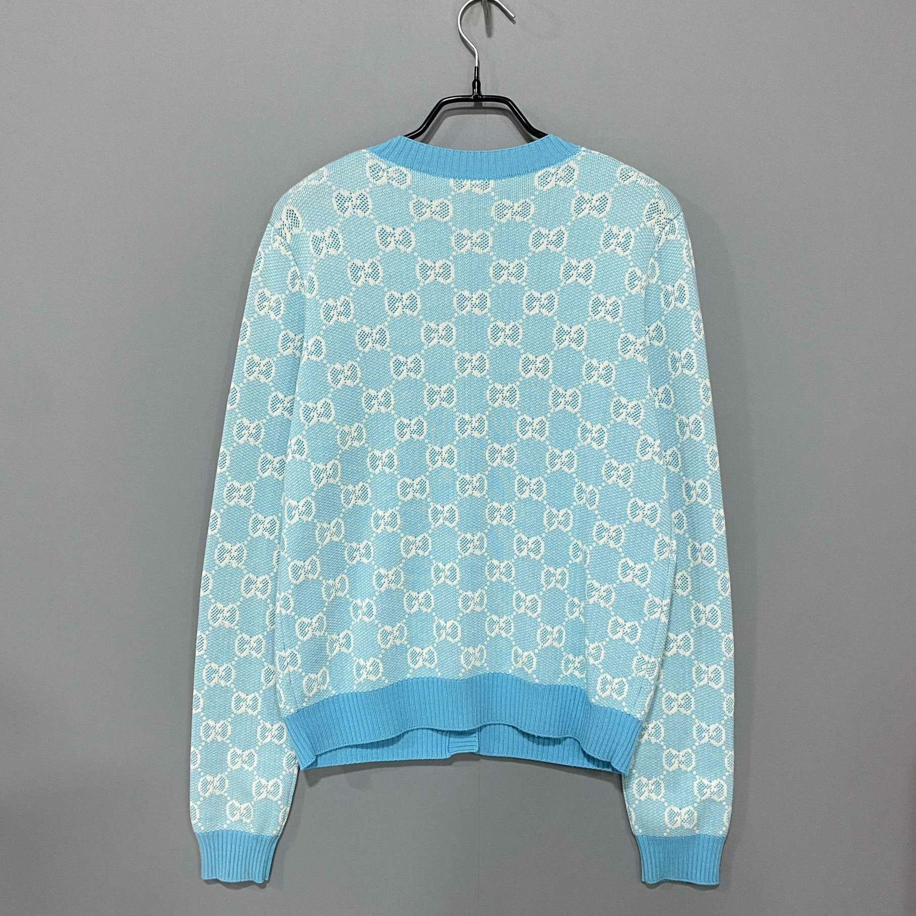 Gucci Gucci Blue Sweater S Women Size S / US 4 / IT 40 - 3 Thumbnail