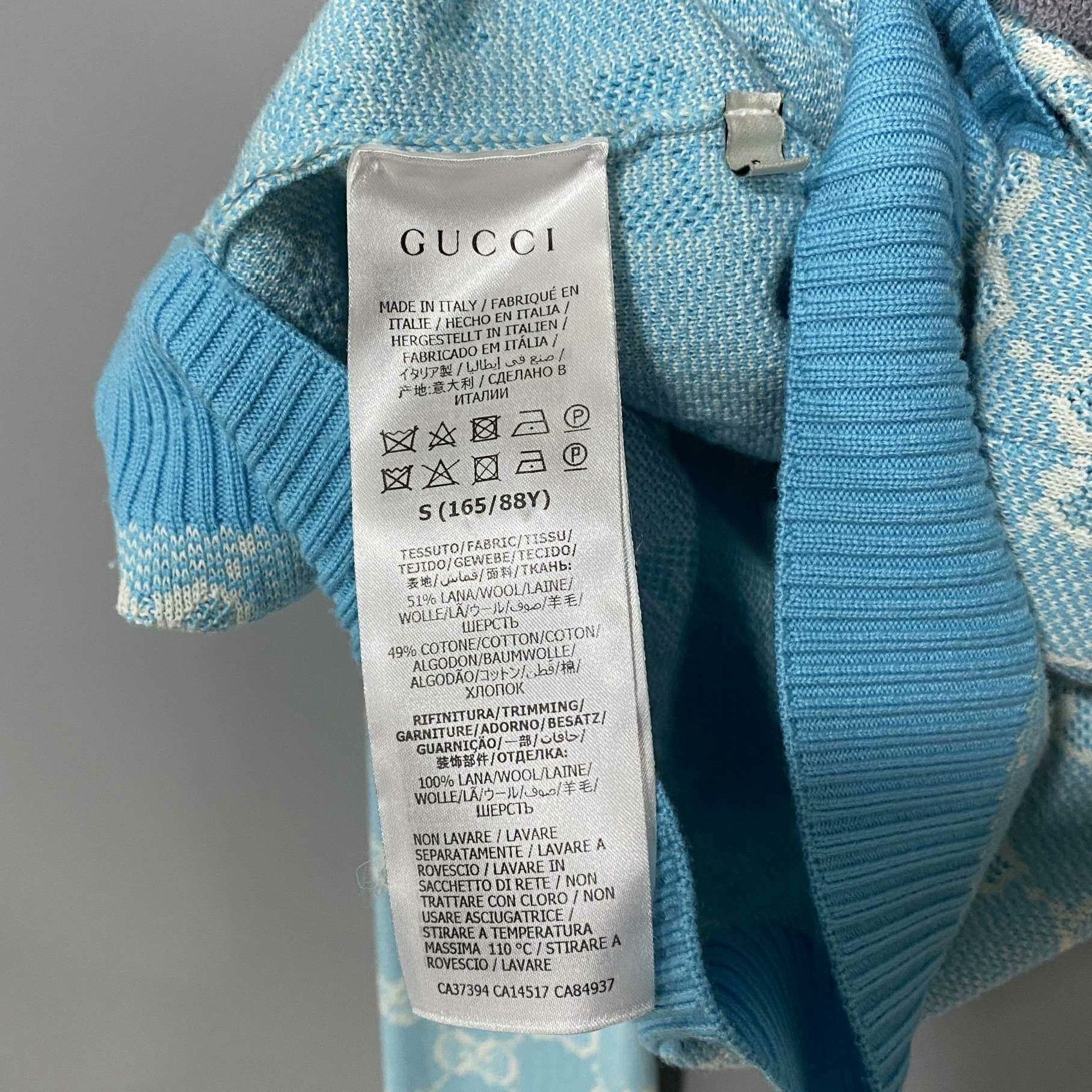 Gucci Gucci Blue Sweater S Women Size S / US 4 / IT 40 - 4 Thumbnail