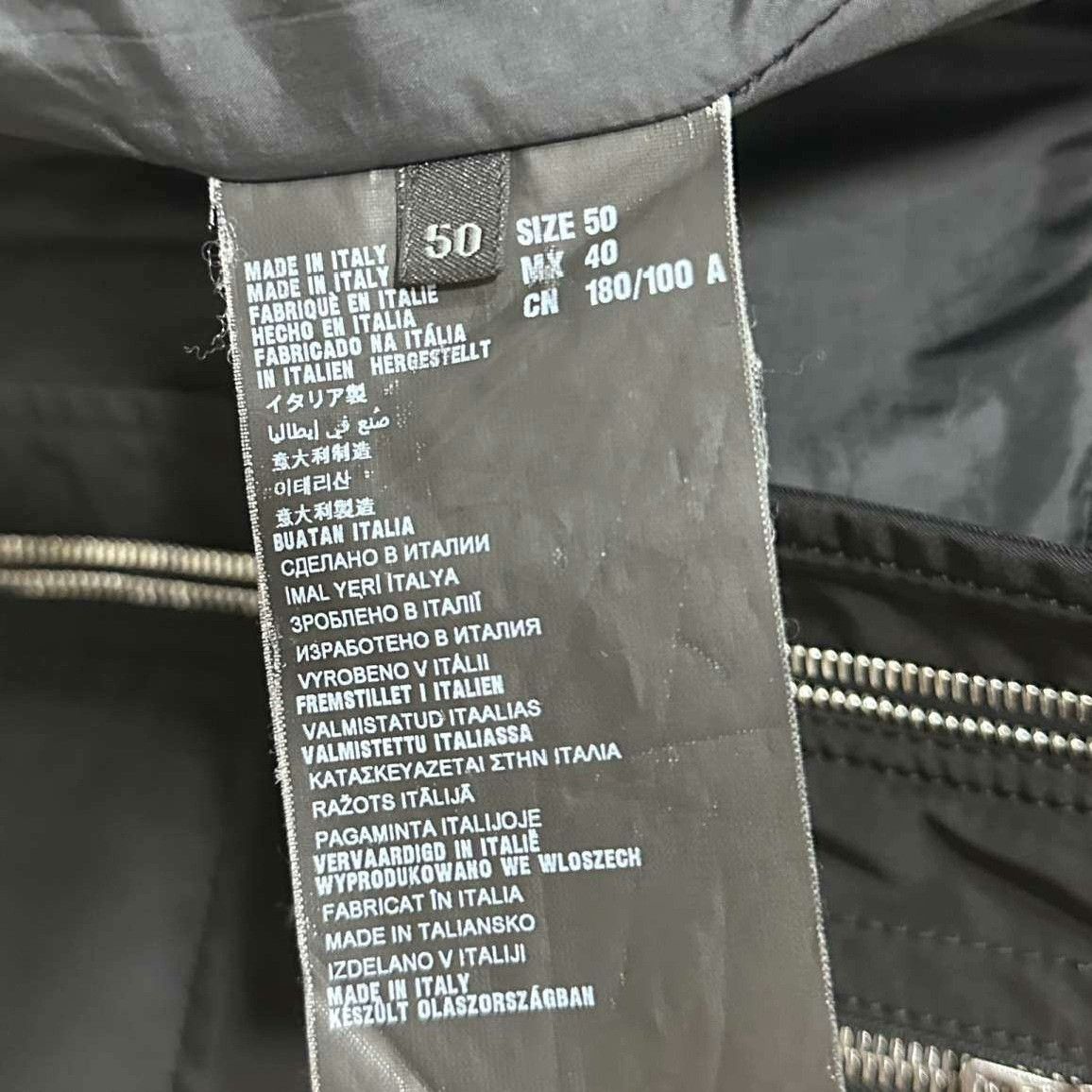 Prada Prada Cargo Black Light Jacket 37 Men Size US S / EU 44-46 / 1 - 6 Thumbnail