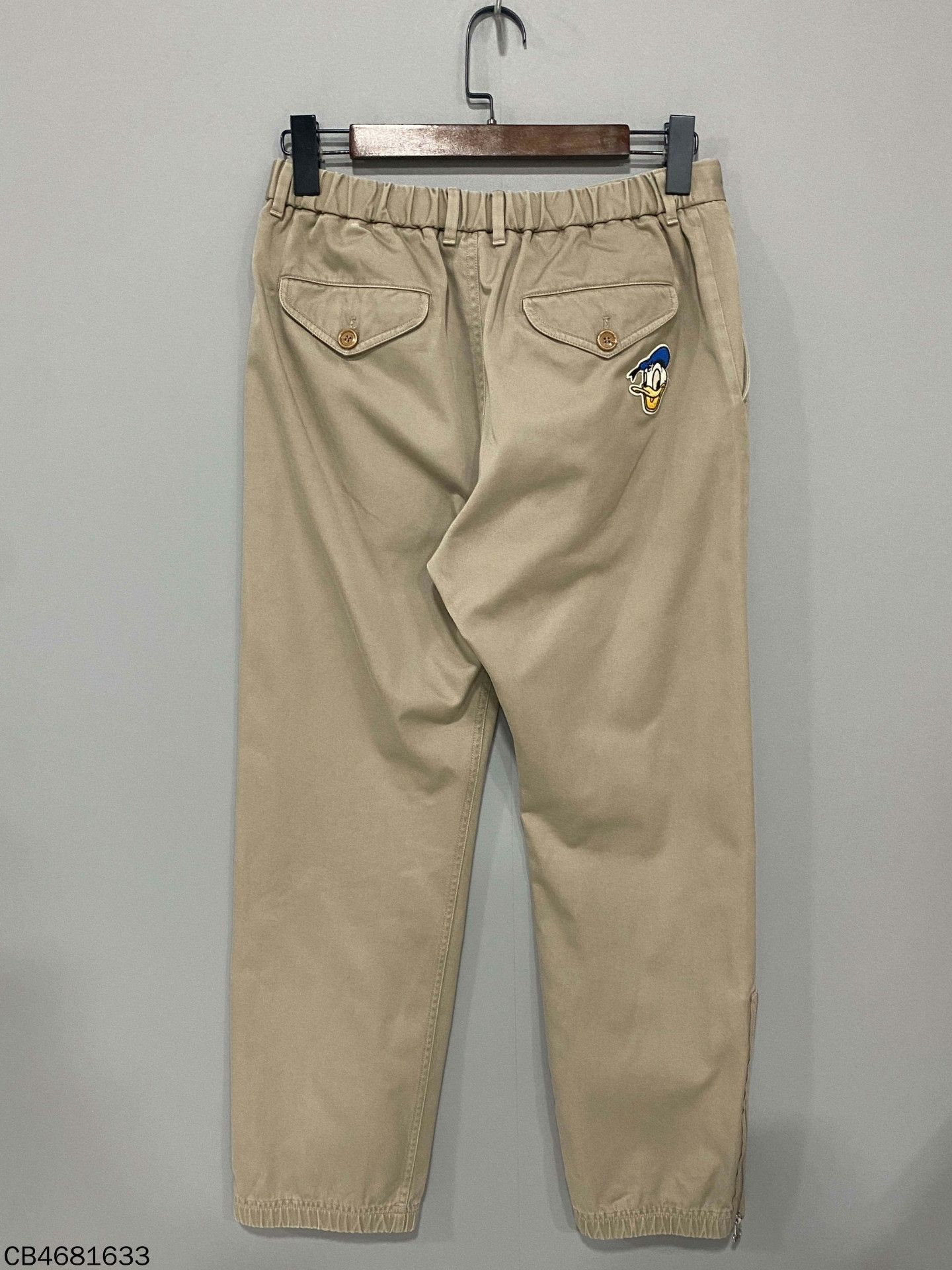 Gucci Gucci Embroidered Beige Casual Pants XS Men Size US 28 / EU 44 - 3 Thumbnail