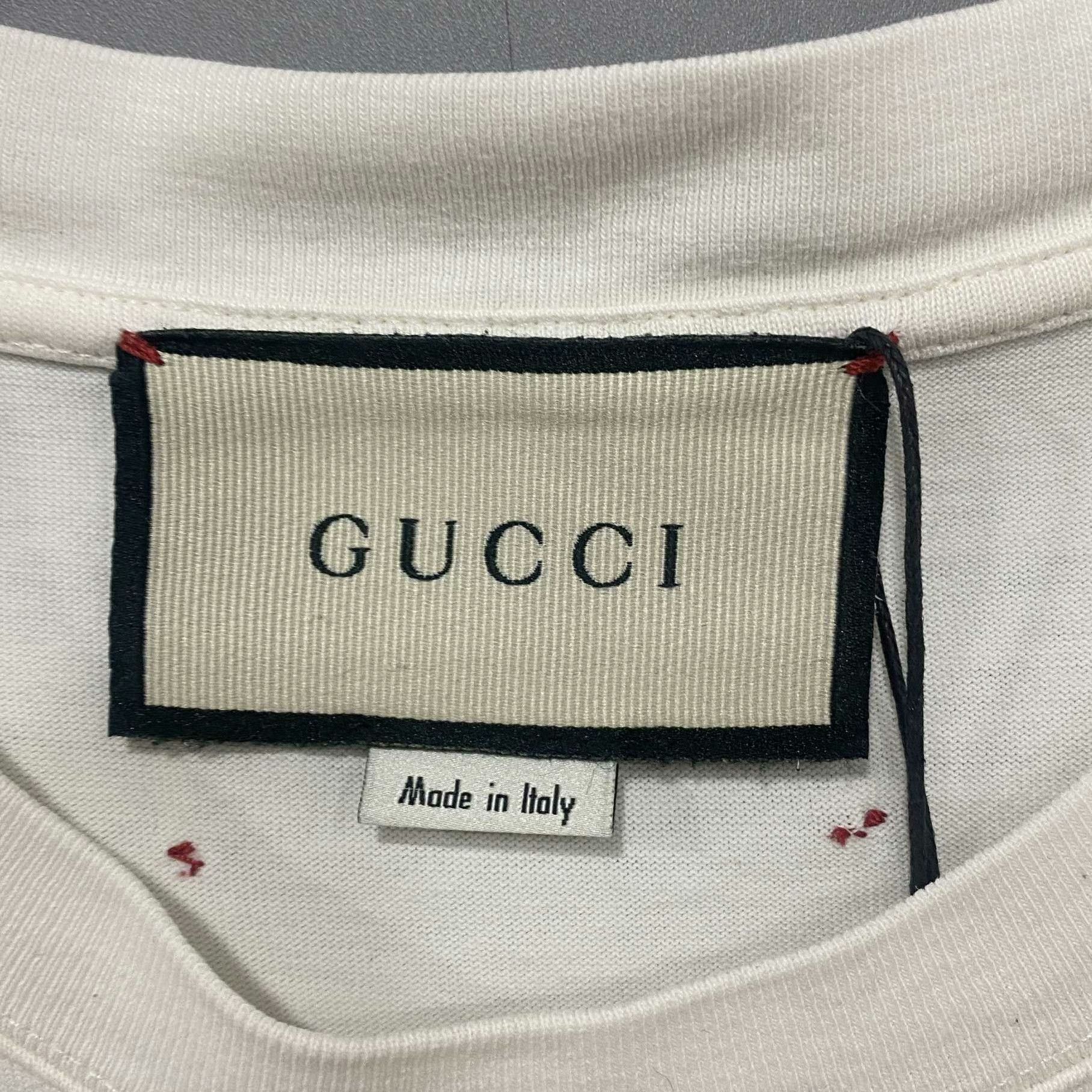 Gucci Gucci White T-Shirt xs Men Size US XS / EU 42 / 0 - 5 Thumbnail