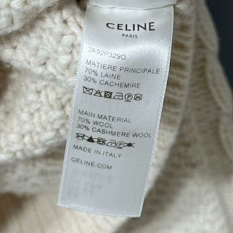 Celine Celine Knit Beige Sweater XS Women Size XS / US 0-2 / IT 36-38 - 4 Thumbnail
