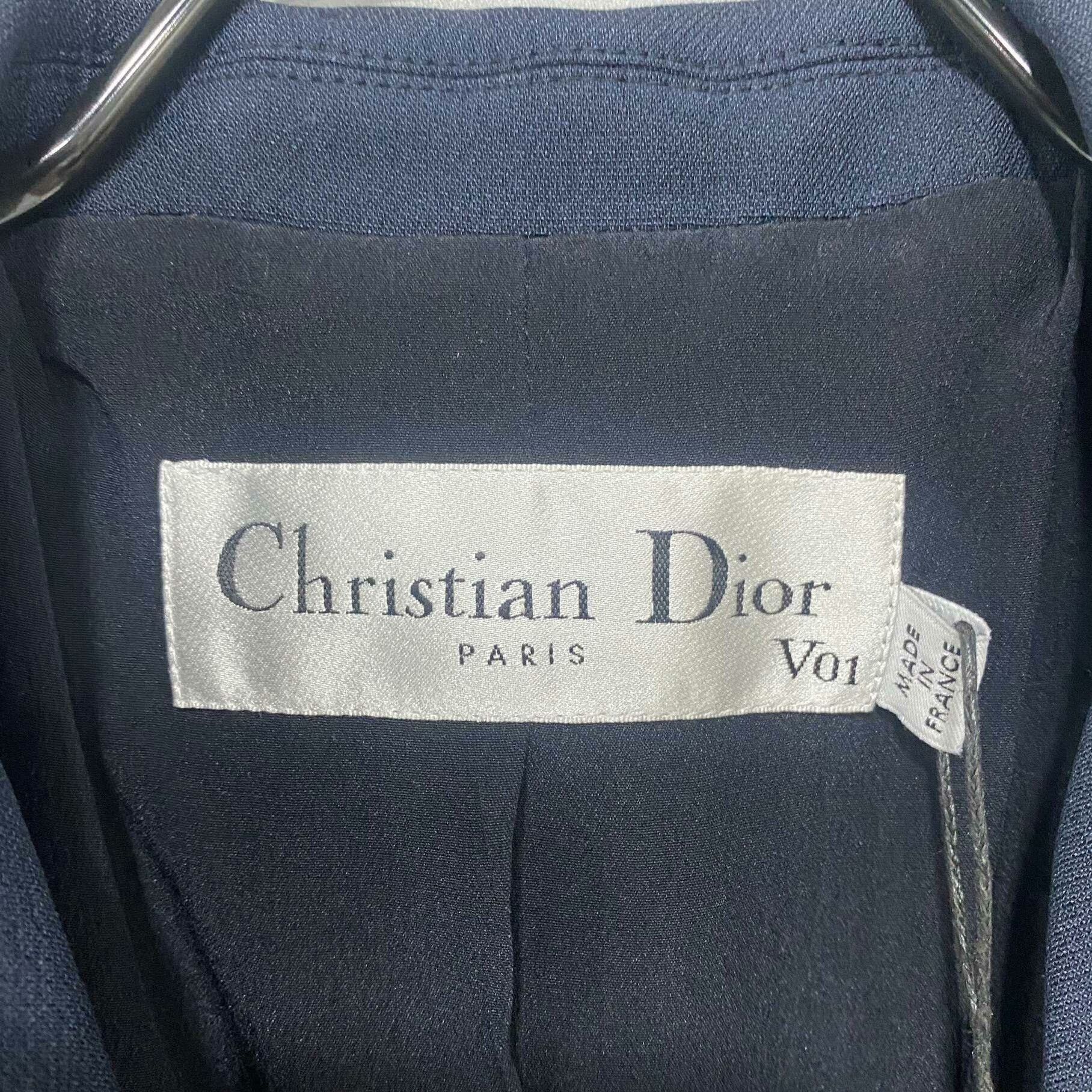 Dior Dior Formal Black Jacket L Women Size L / US 10 / IT 46 - 4 Thumbnail