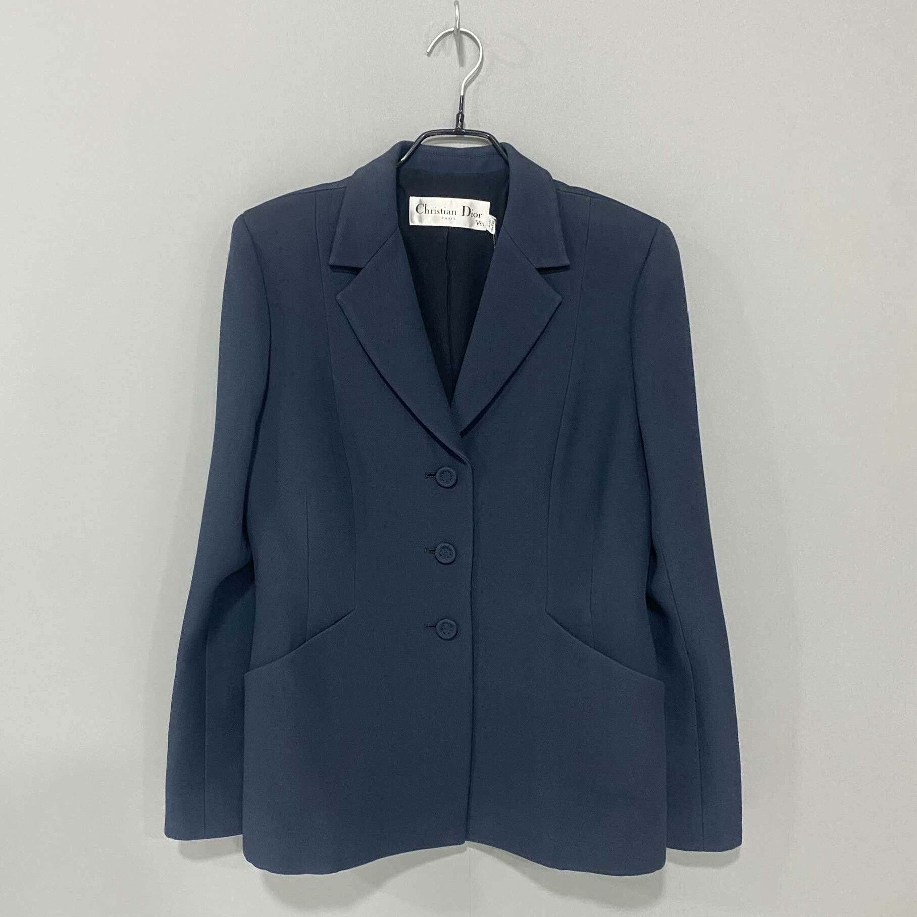 Dior Dior Formal Black Jacket L Women Size L / US 10 / IT 46 - 2 Thumbnail