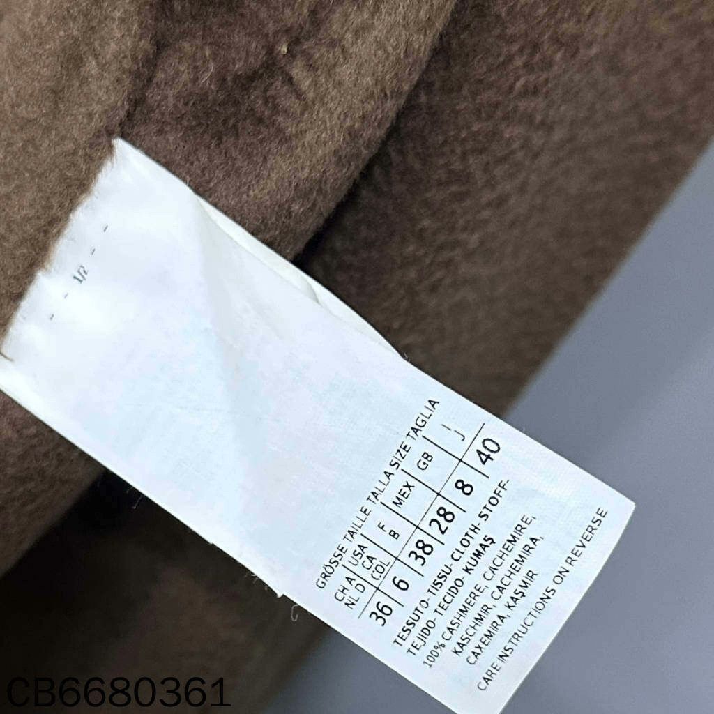 Max Mara Max Mara Brown Coat S Women Size S / US 4 / IT 40 - 4 Thumbnail