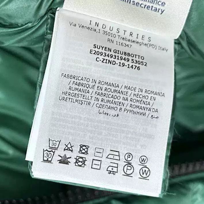 Moncler Moncler Down Green Down Jacket L Women Size XS / US 0-2 / IT 36-38 - 7 Thumbnail