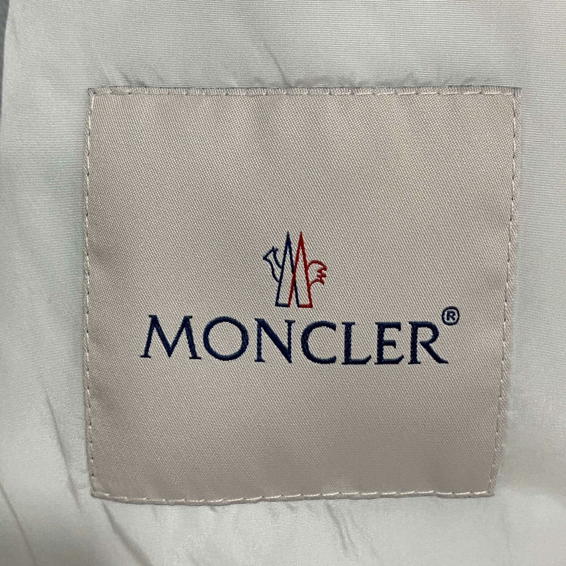 Moncler Moncler Denim Blue Jacket S Women Size S / US 4 / IT 40 - 4 Thumbnail