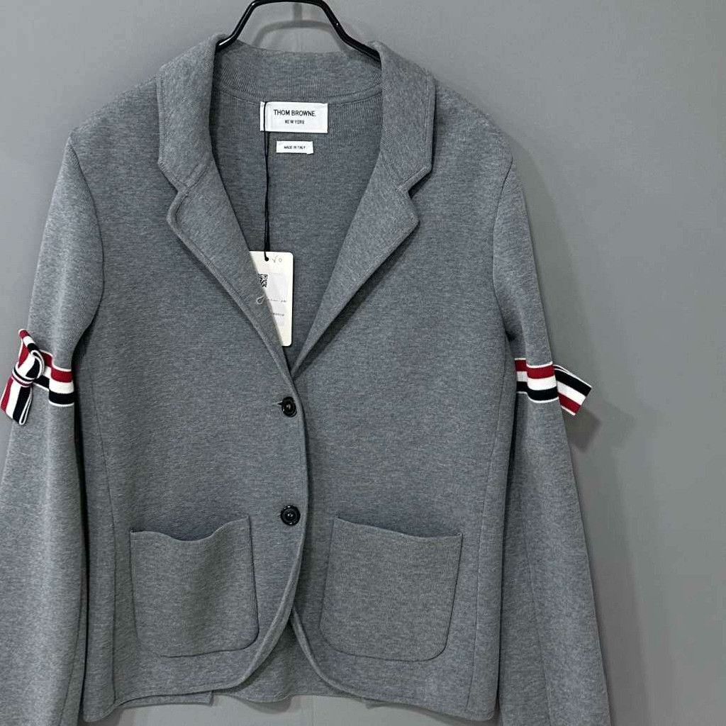 Thom Browne Thom Browne Striped Brown Jacket it_36 Women Size XS / US 0-2 / IT 36-38 - 2 Thumbnail