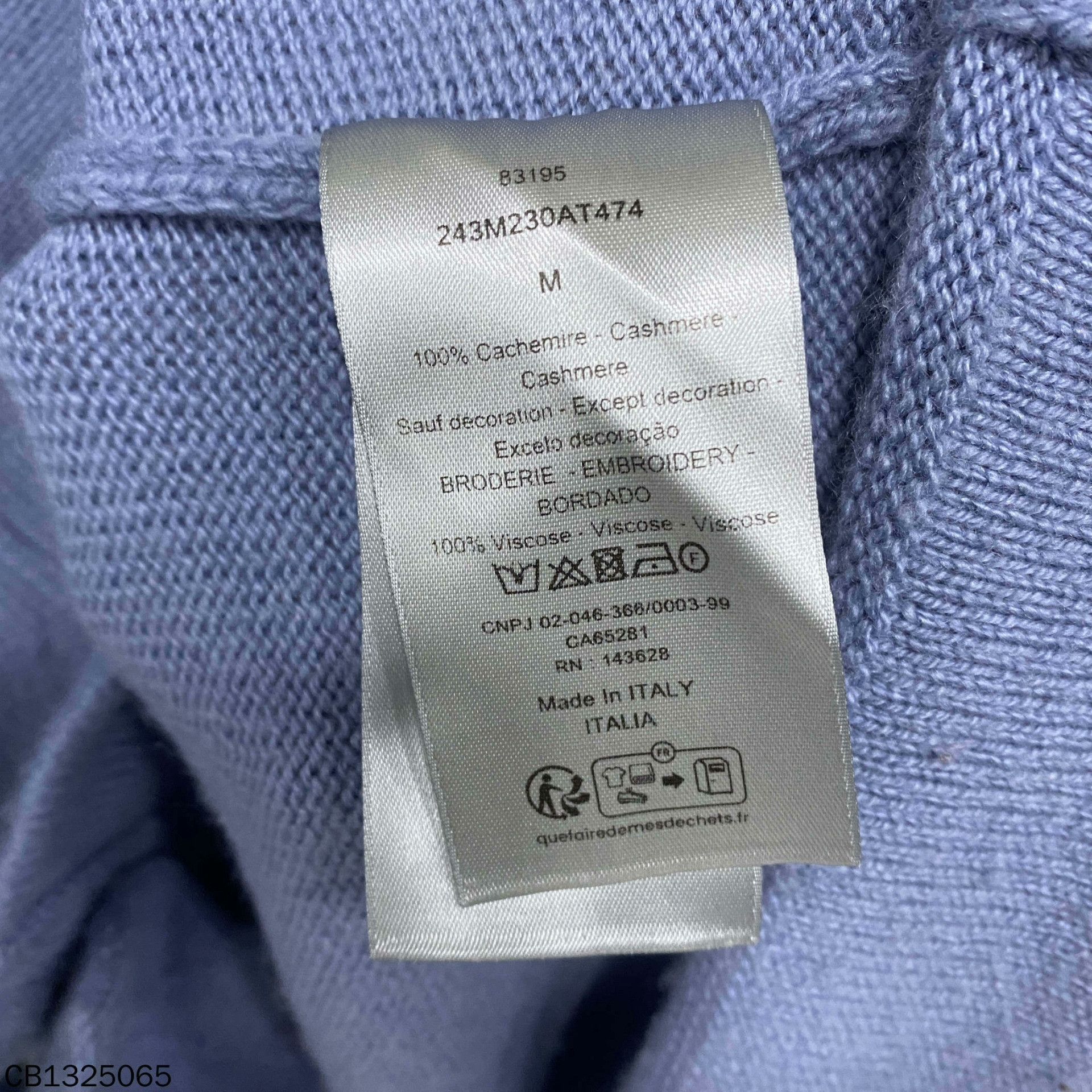 Dior Dior Retro Embroidered Blue Sweater M Women Size M / US 6-8 / IT 42-44 - 6 Thumbnail
