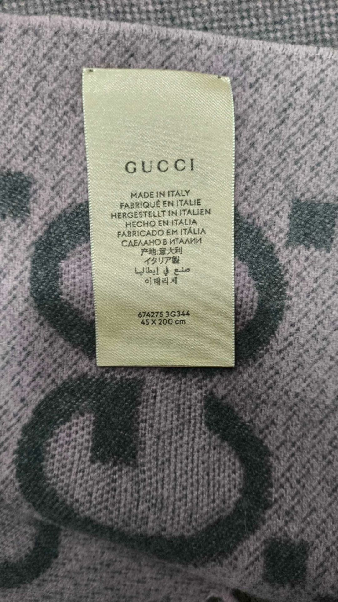 Gucci Gucci Multi Scarf S Men Size ONE SIZE - 4 Thumbnail