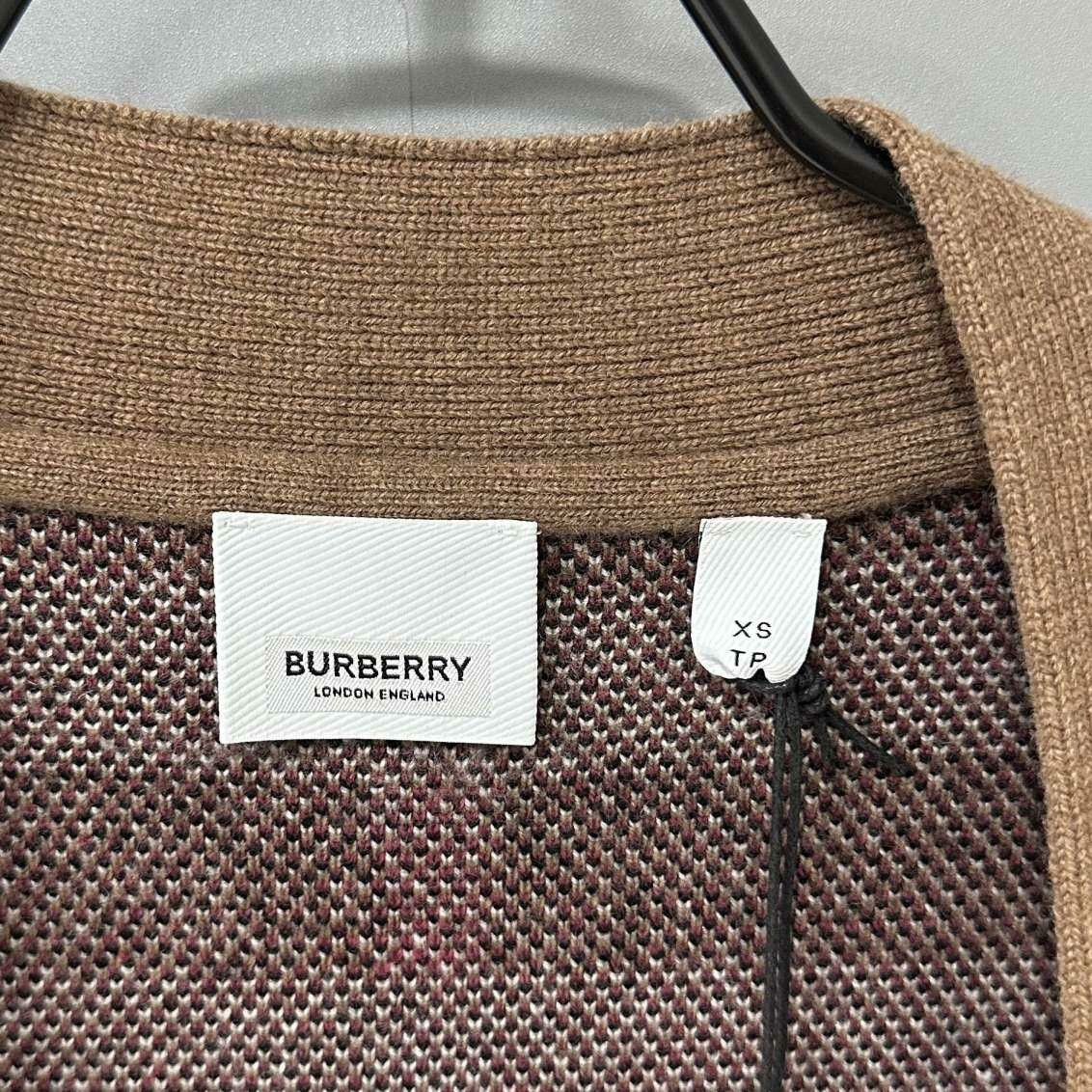 Burberry Burberry Wool Plaid Brown Sweater XS Women Size XS / US 0-2 / IT 36-38 - 6 Thumbnail