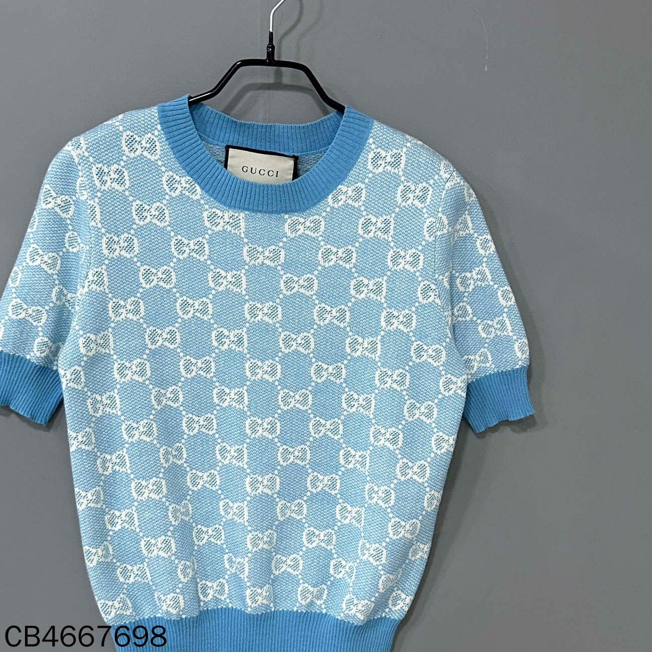 Gucci Gucci Knit Blue Sweater S Women Size S / US 4 / IT 40 - 2 Thumbnail