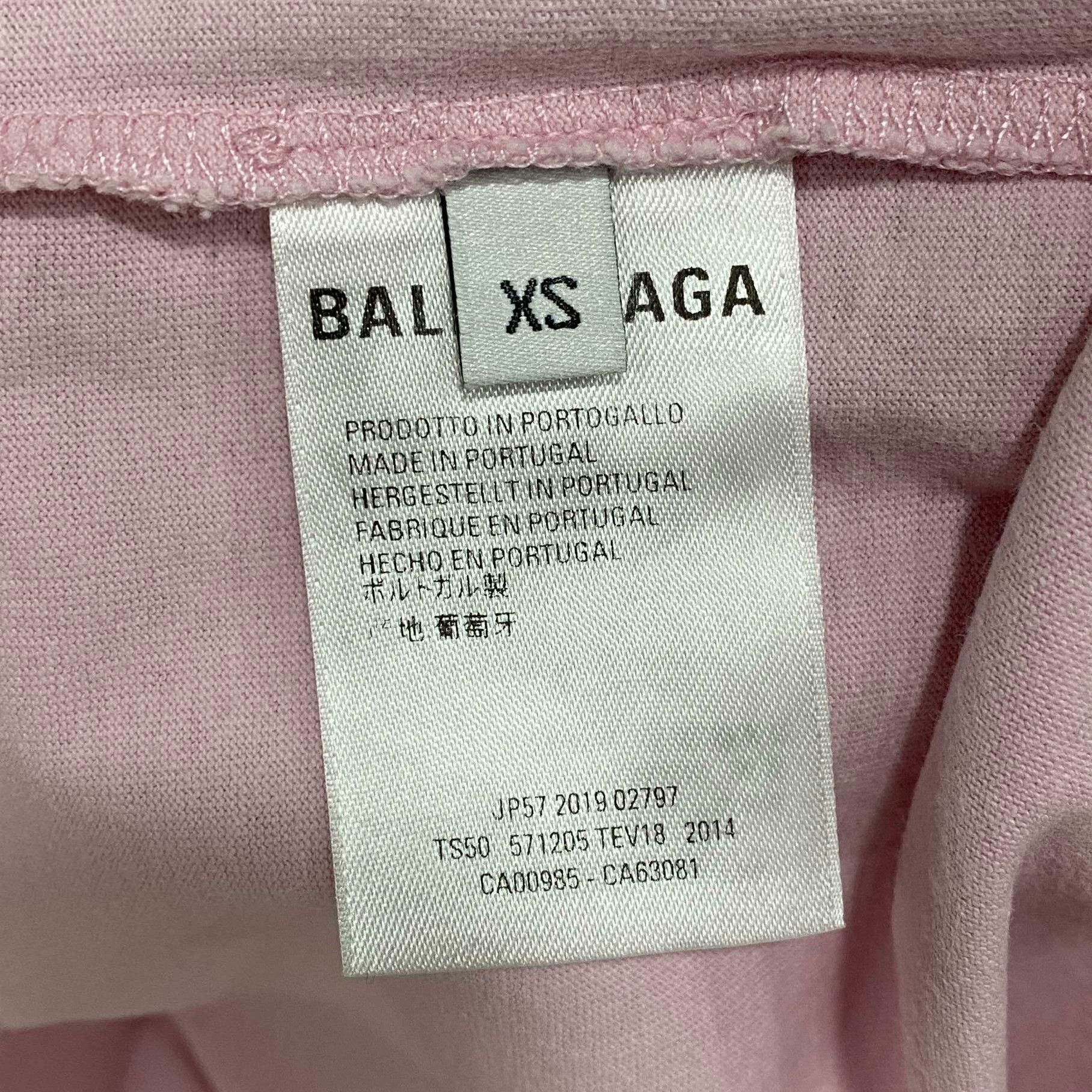Balenciaga Balenciaga Retro Pink T-Shirt xs Men Size US XS / EU 42 / 0 - 5 Thumbnail
