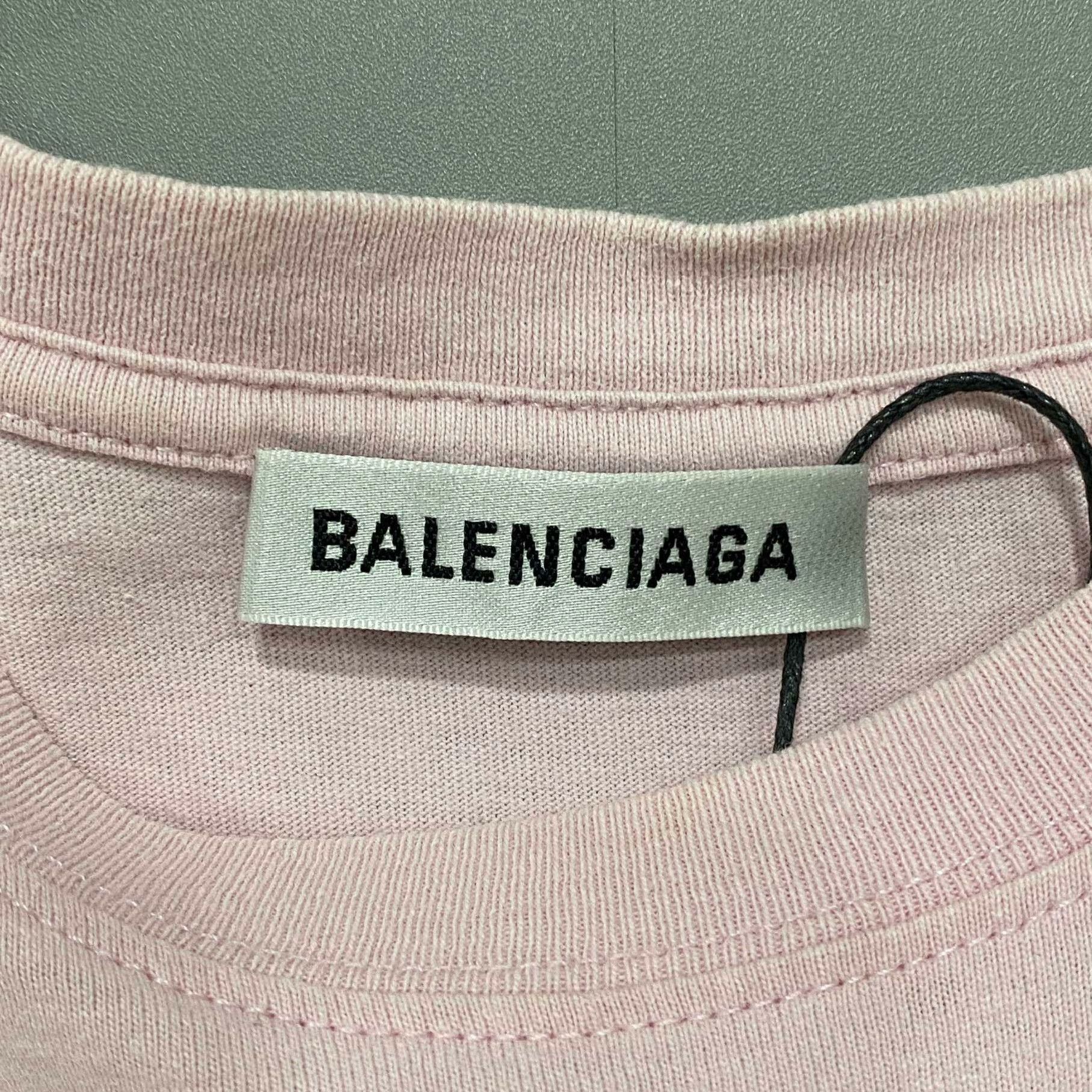 Balenciaga Balenciaga Retro Pink T-Shirt xs Men Size US XS / EU 42 / 0 - 4 Thumbnail