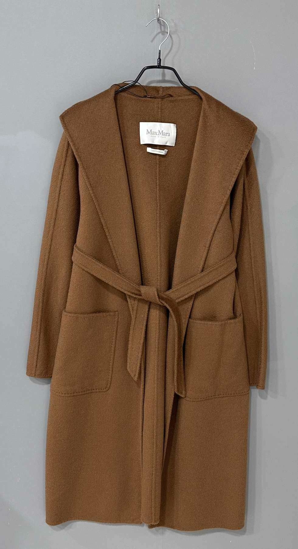 Max Mara Max Mara Brown Coat S Women Size S / US 4 / IT 40 - 2 Thumbnail