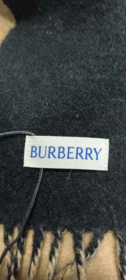 Burberry Burberry Embroidered Brown Scarf one size Men Size ONE SIZE - 5 Thumbnail