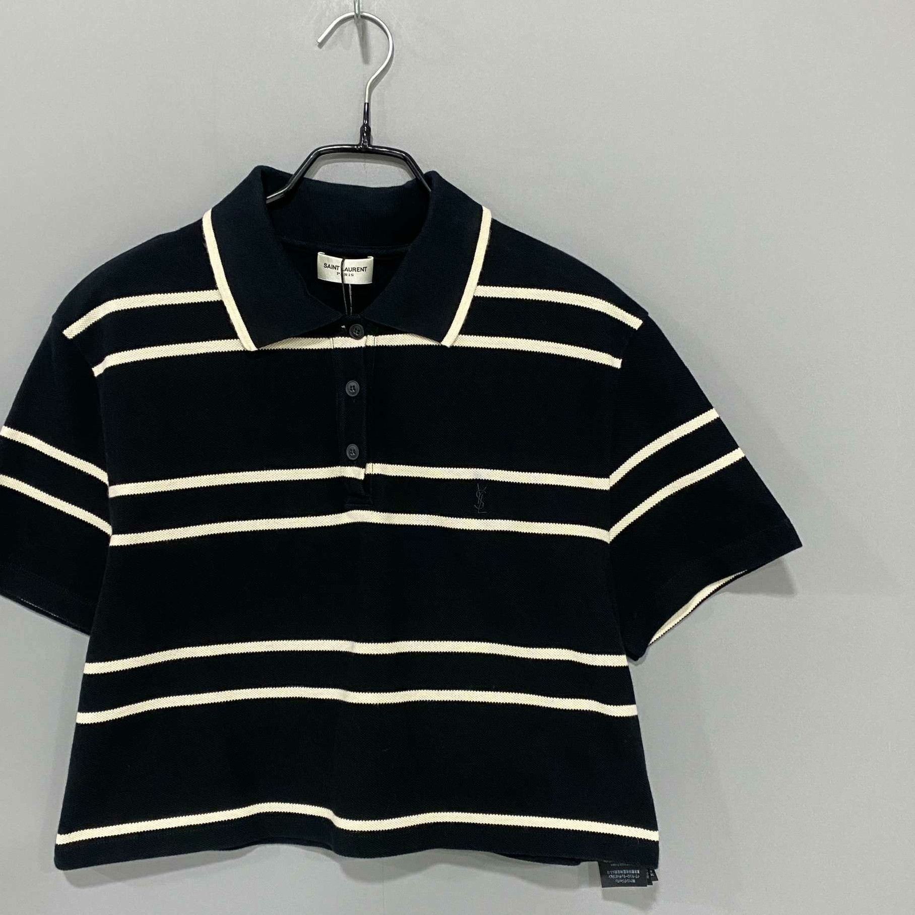Saint Laurent Paris Saint Laurent Paris Retro Embroidered T-Shirt L Women Size L / US 10 / IT 46 - 2 Thumbnail