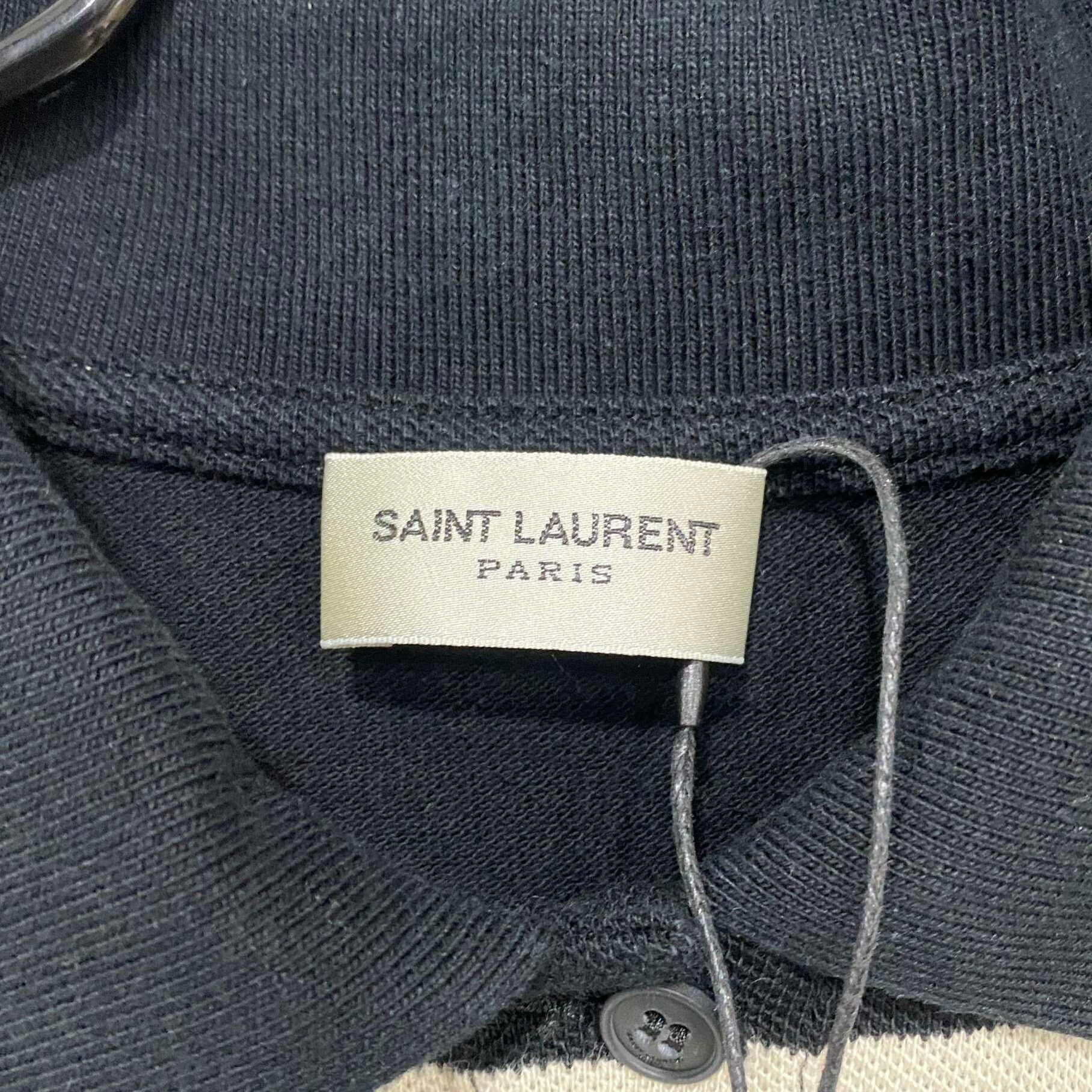 Saint Laurent Paris Saint Laurent Paris Retro Embroidered T-Shirt L Women Size L / US 10 / IT 46 - 4 Thumbnail