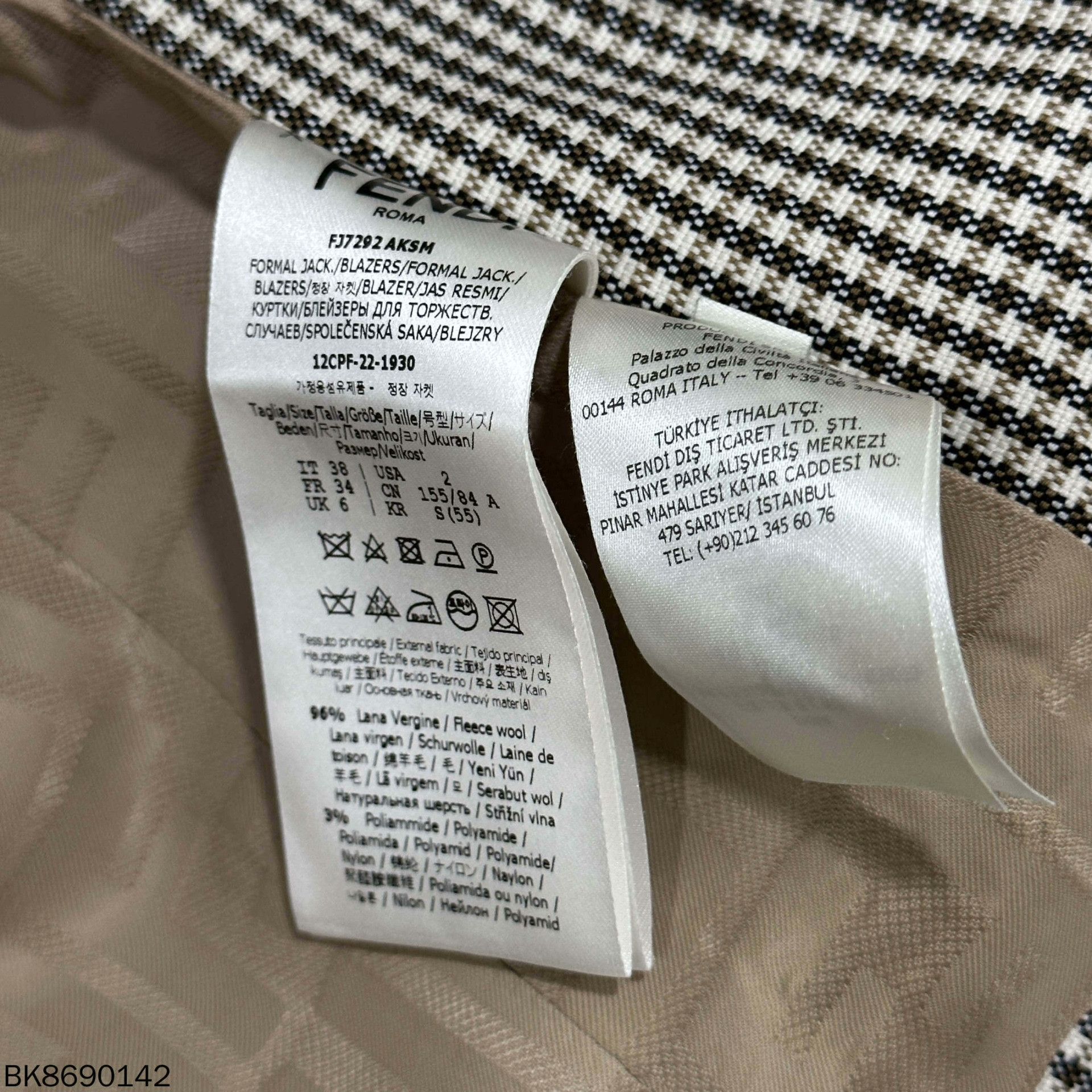 Fendi Fendi Jacket S Women Size S / US 4 / IT 40 - 5 Thumbnail