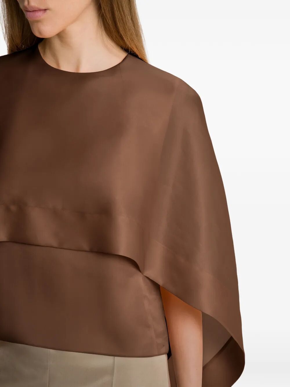 Alberta Ferretti CAPE SHIRT Size M / US 6-8 / IT 42-44 - 2 Thumbnail