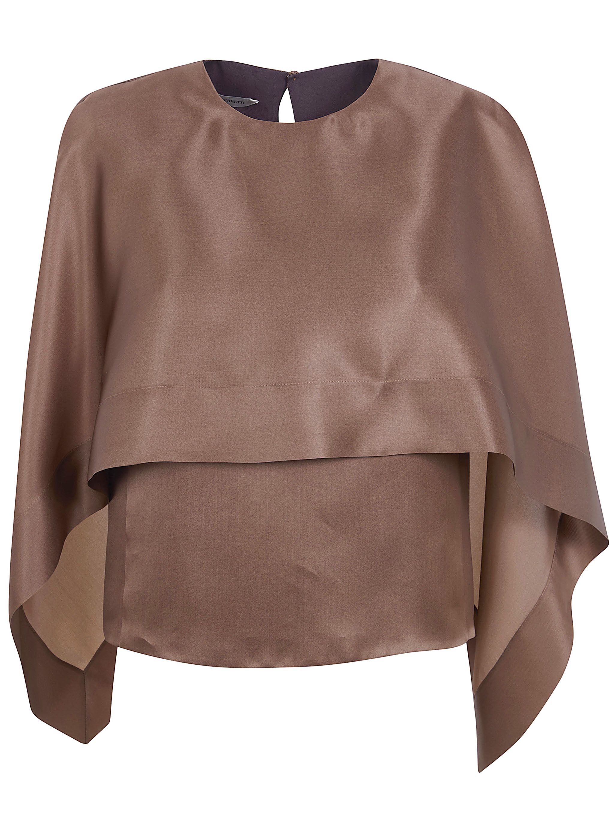 Alberta Ferretti CAPE SHIRT Size M / US 6-8 / IT 42-44 - 5 Thumbnail