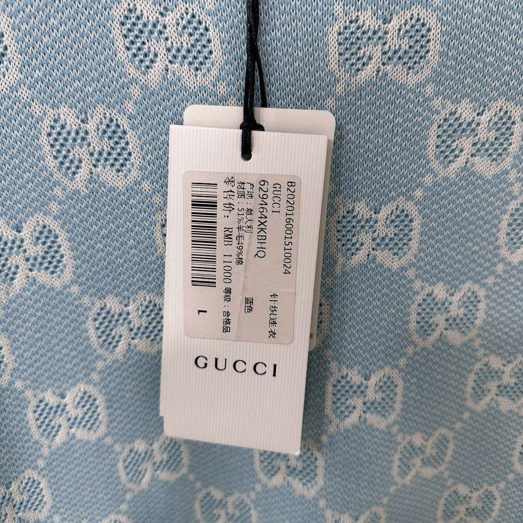 Gucci Gucci Blue T-Shirt L Women Size L / US 10 / IT 46 - 5 Thumbnail
