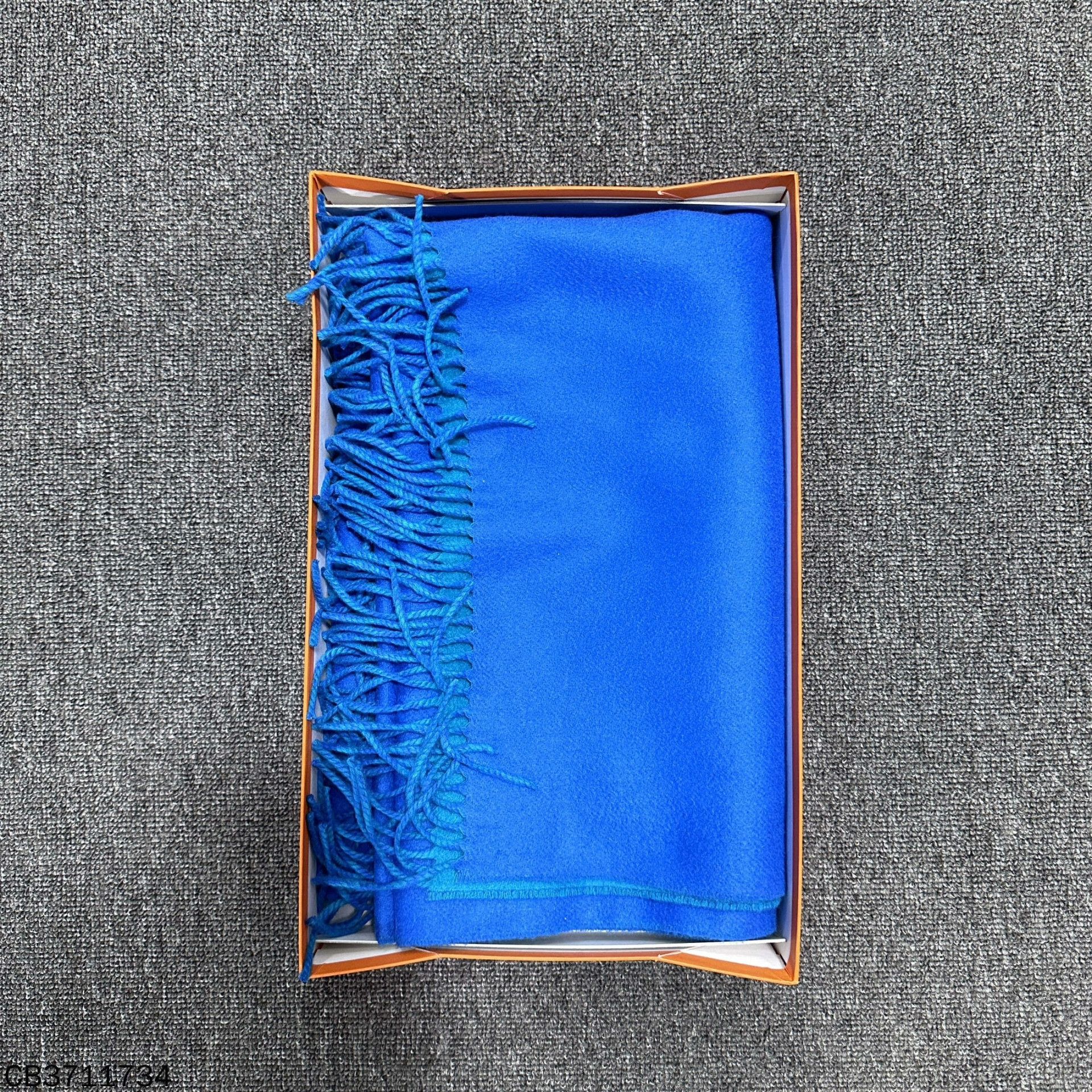 Hermes Hermes Blue Scarf one size Men Size ONE SIZE - 5 Thumbnail