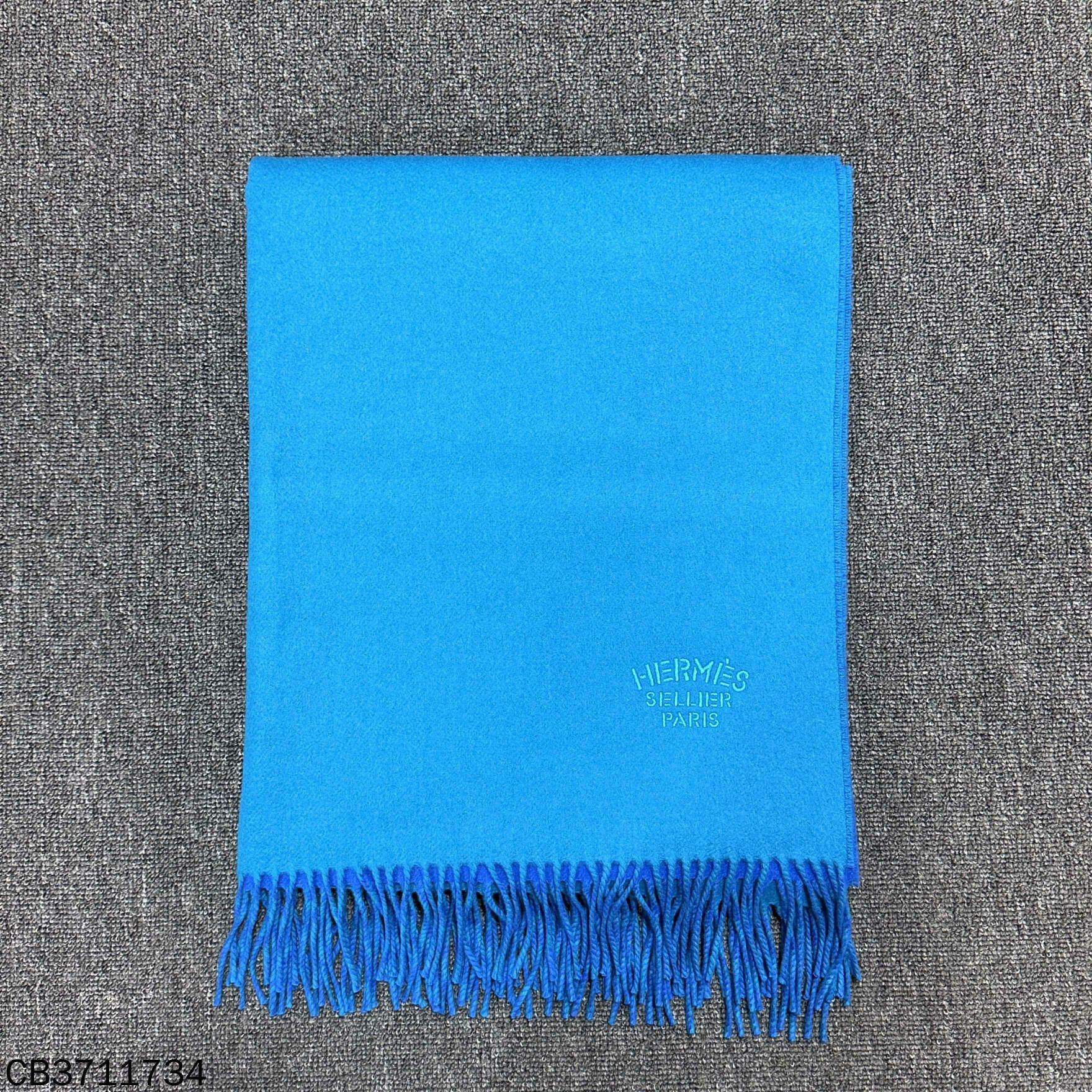 Hermes Hermes Blue Scarf one size Men Size ONE SIZE - 3 Thumbnail