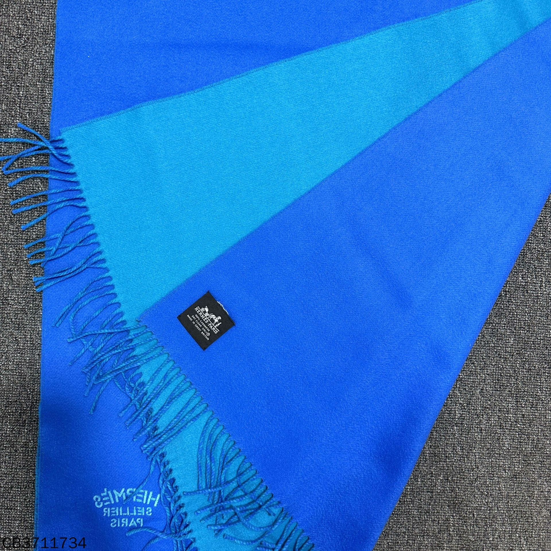 Hermes Hermes Blue Scarf one size Men Size ONE SIZE - 6 Thumbnail