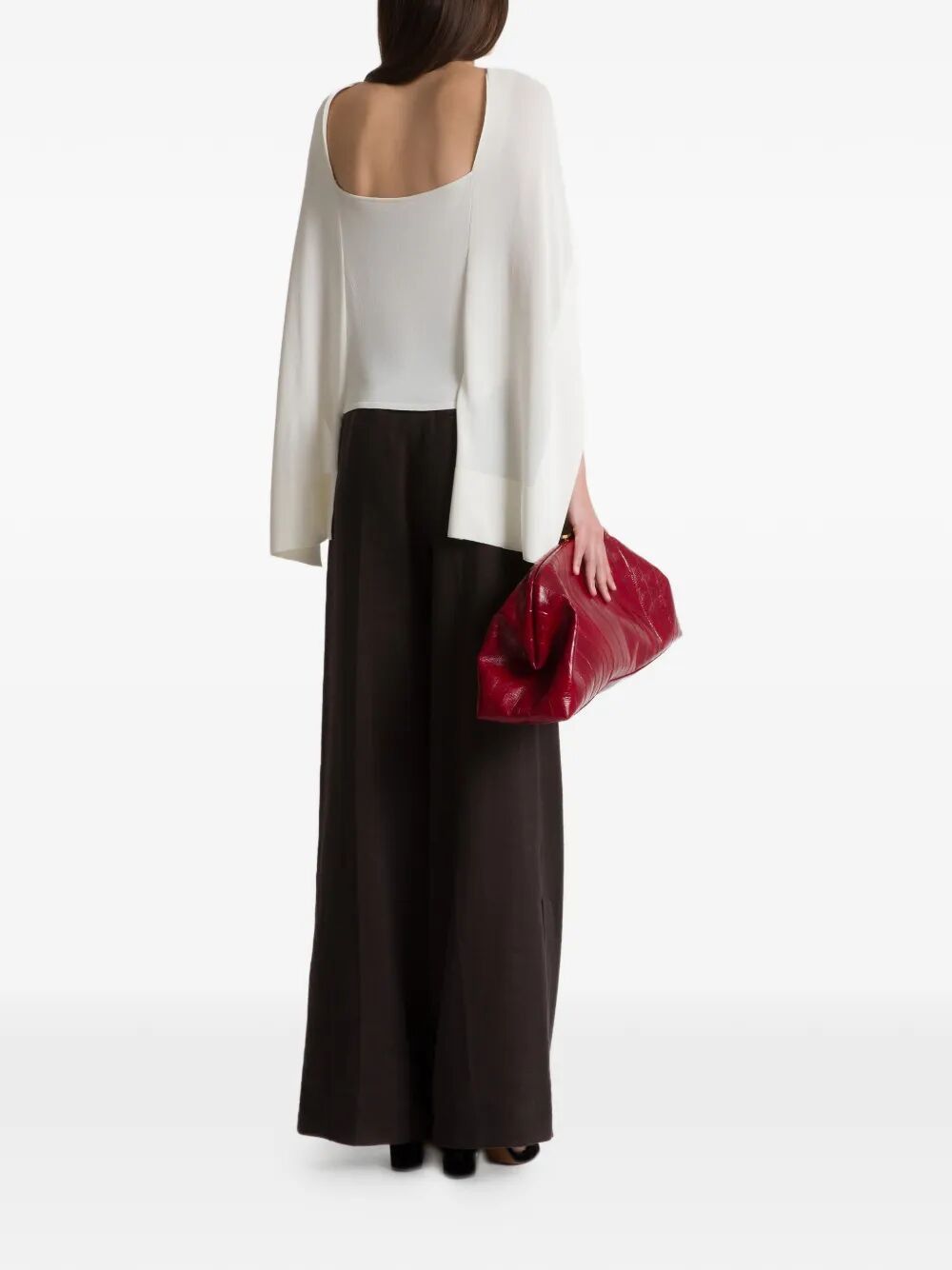 Alberta Ferretti CAPE SHIRT Size M / US 6-8 / IT 42-44 - 3 Thumbnail