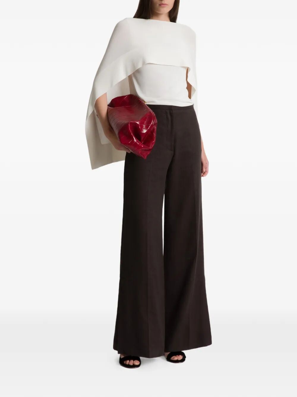 Alberta Ferretti CAPE SHIRT Size M / US 6-8 / IT 42-44 - 2 Thumbnail