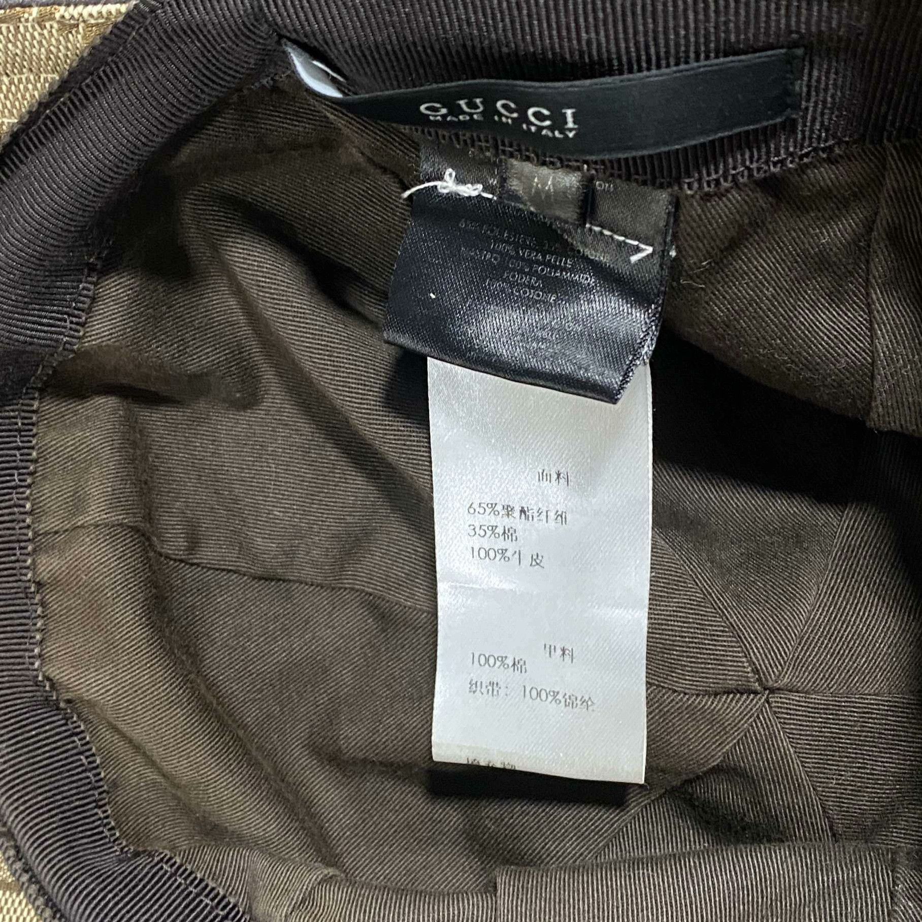 Gucci Gucci Brown Hat M Men Size ONE SIZE - 6 Thumbnail