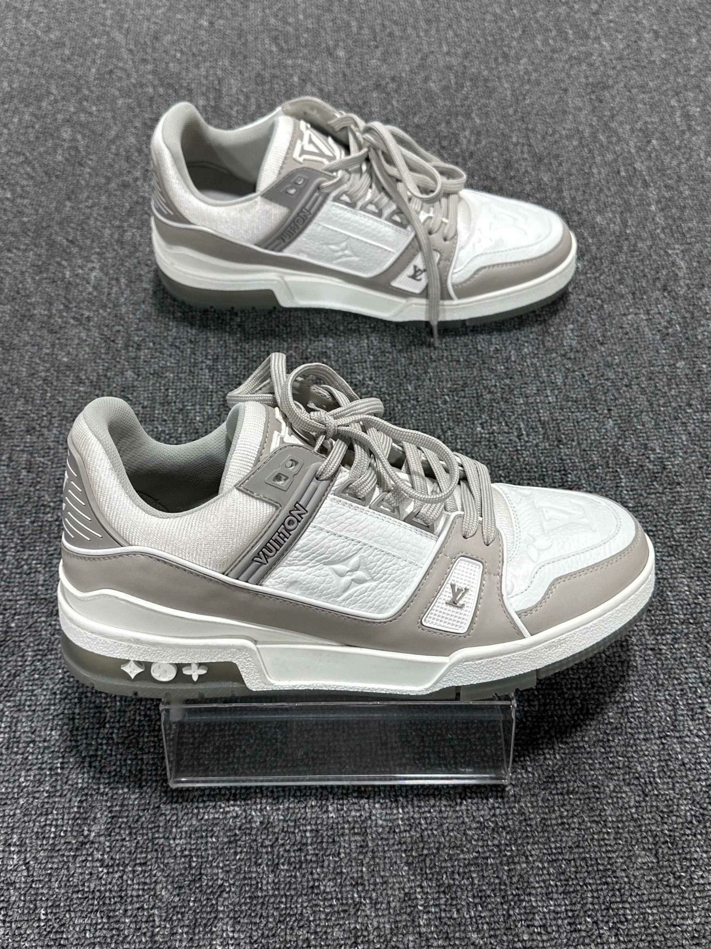 Louis Vuitton Louis Vuitton Training Denim White Lowtop Sneakers 8 Men Size US 8 / EU 41 - 4 Thumbnail