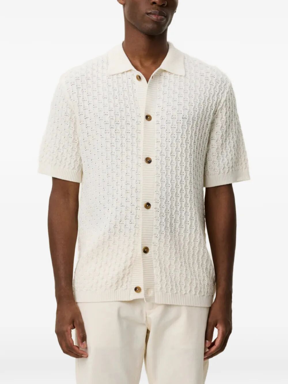 Les Deux "GESPERTUS" SHORT SLEEVES KNITTED SHIRT Size US S / EU 44-46 / 1 - 3 Thumbnail
